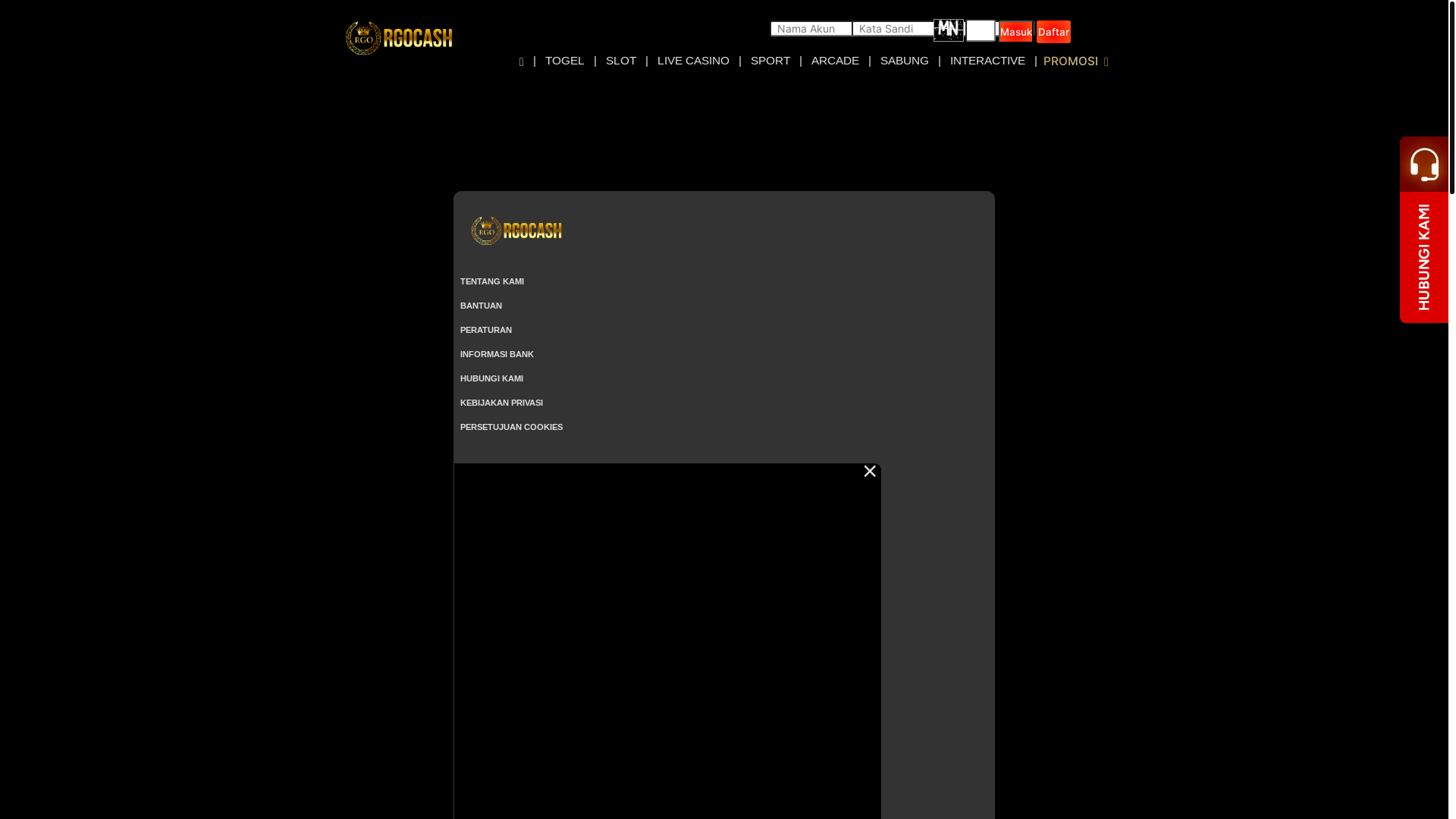 website screenshot of https://rgocashcepat.com/