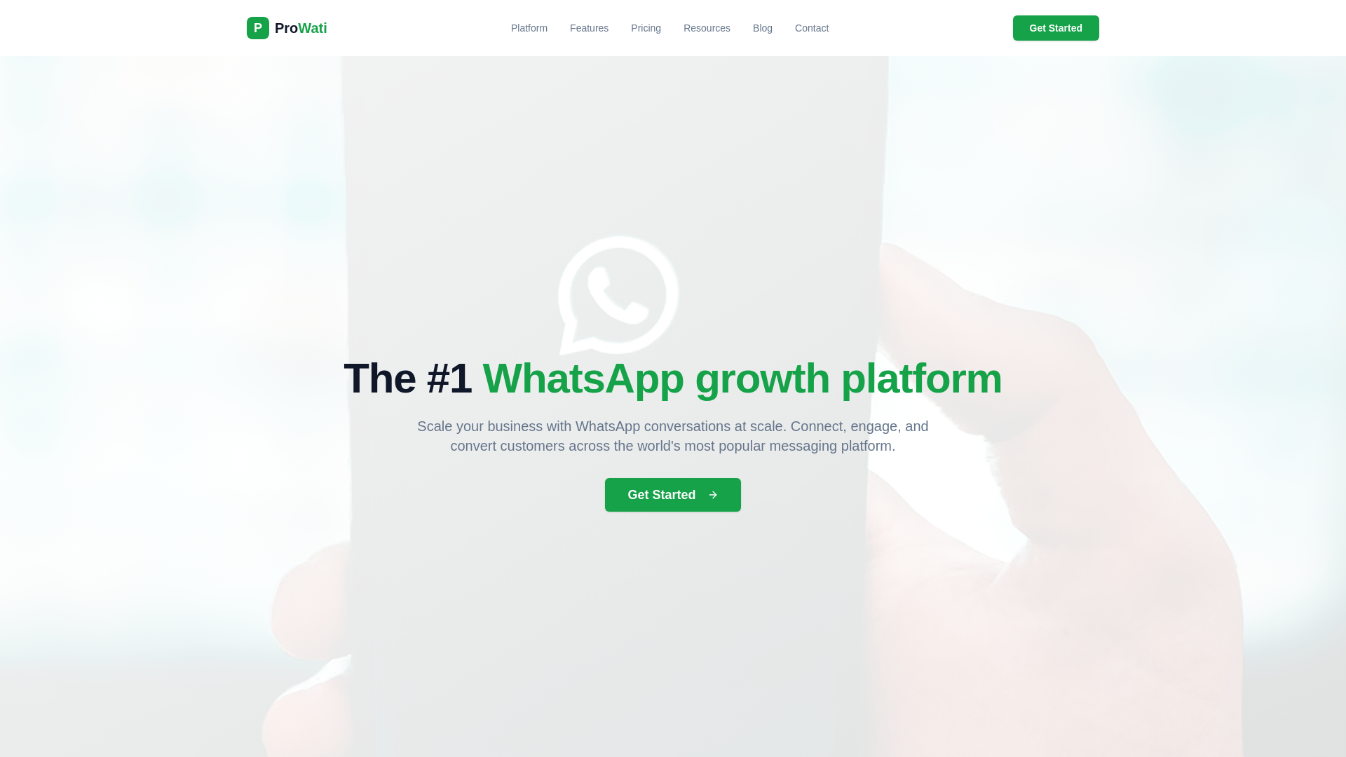 website screenshot of https://prowati.com/