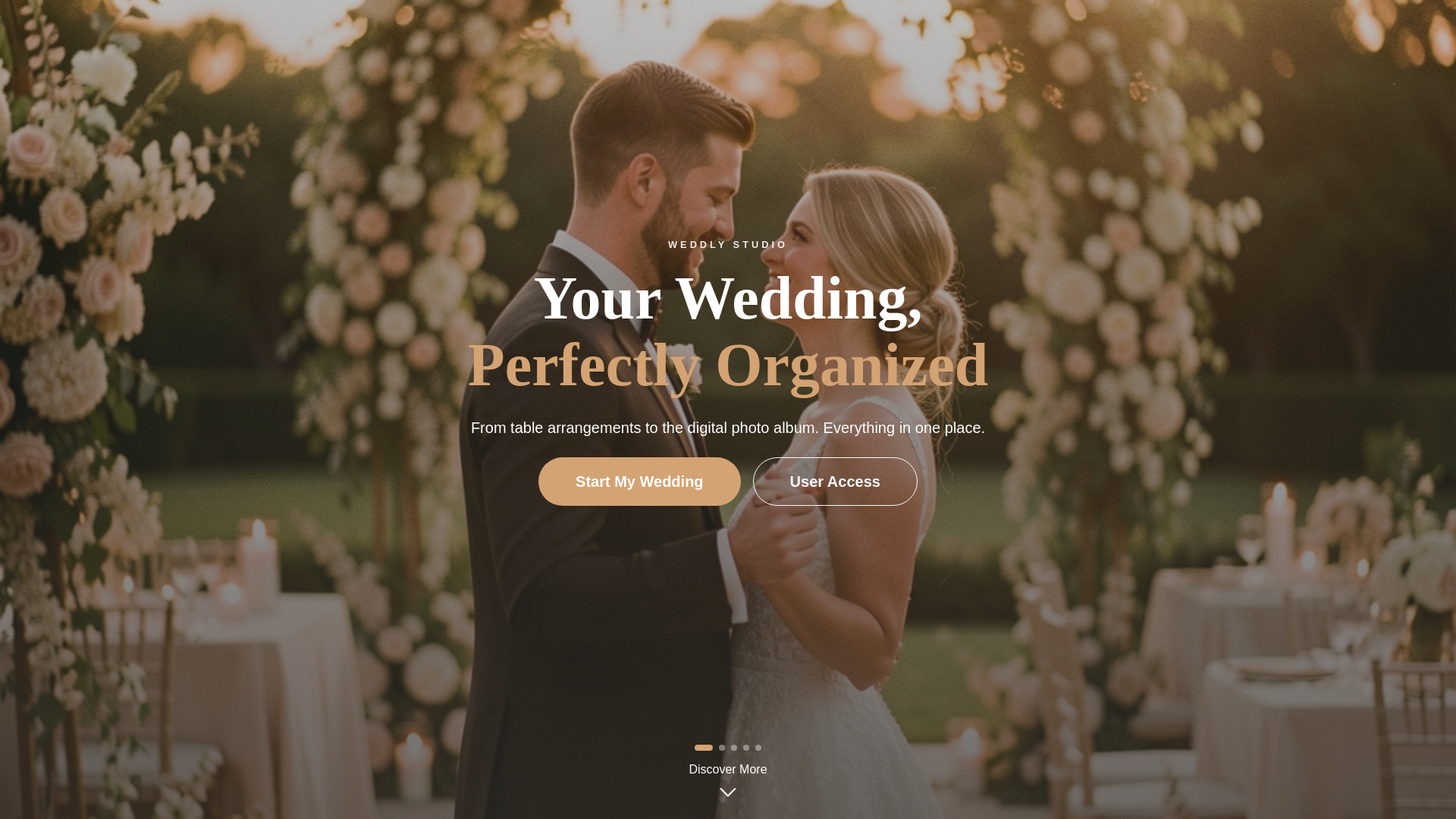 website screenshot of https://weddlystudio.uk/
