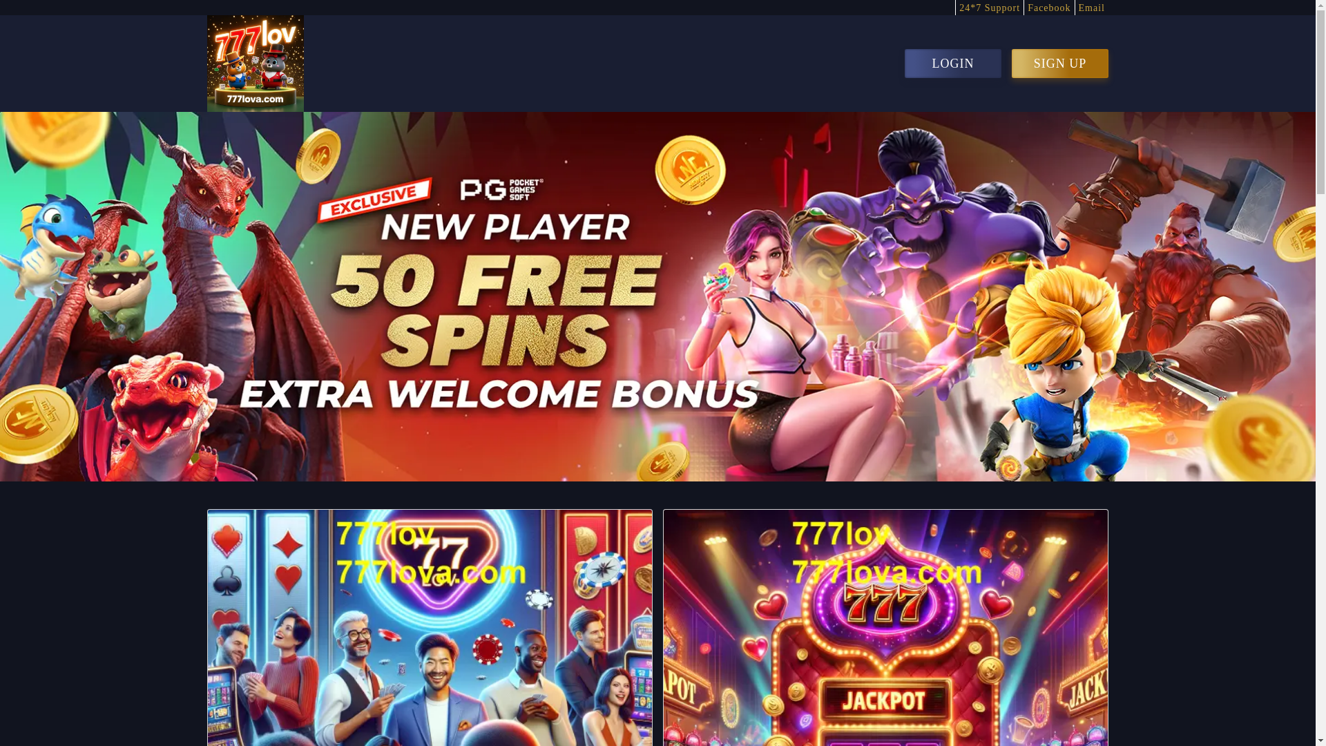 website screenshot of https://777lova.com/