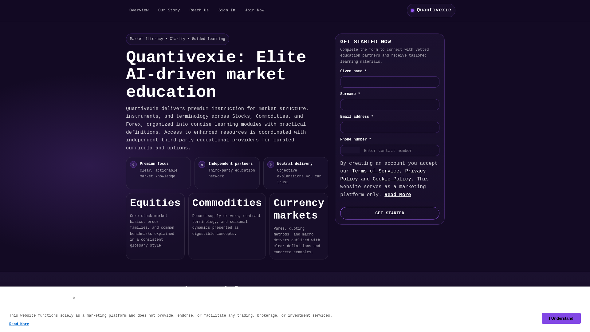 website screenshot of https://quantivexie-digital.pages.dev/