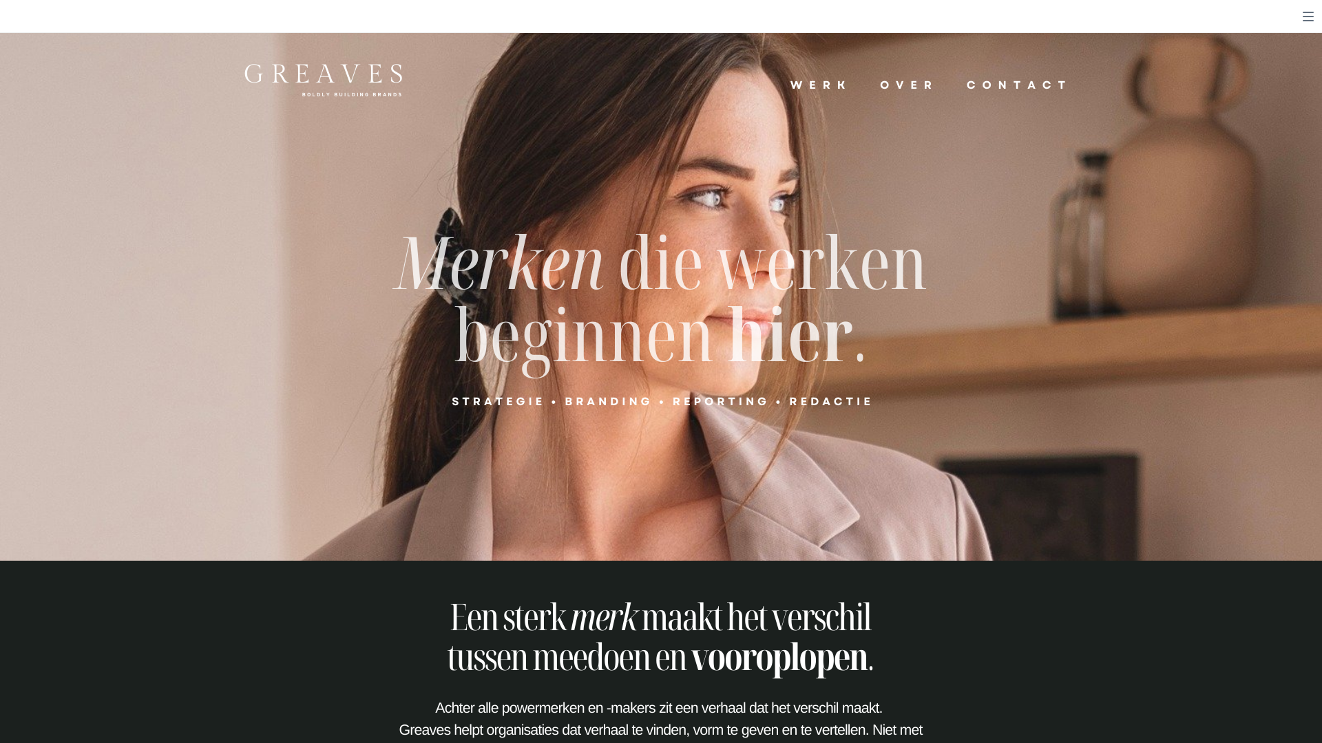 website screenshot of https://bygreaves.com/