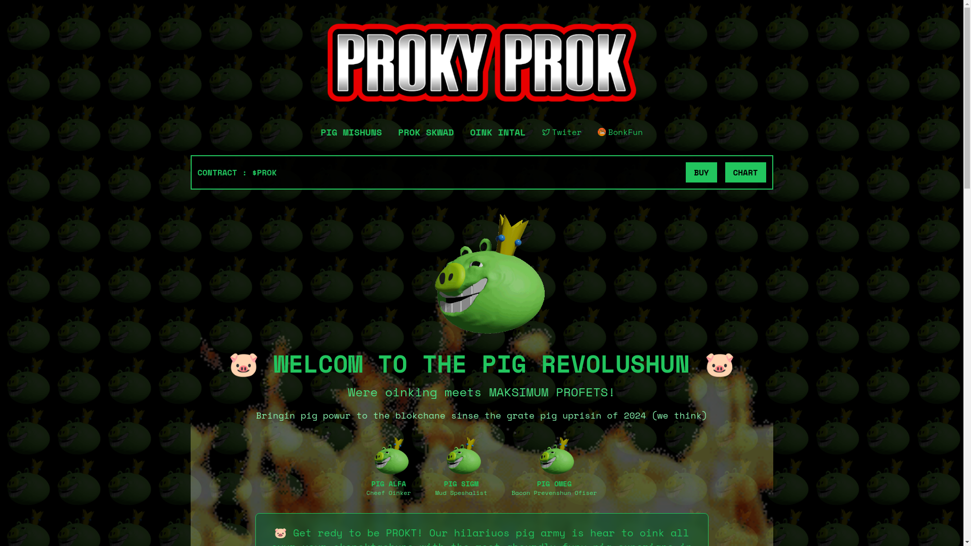 website screenshot of https://prokonbonk.xyz/