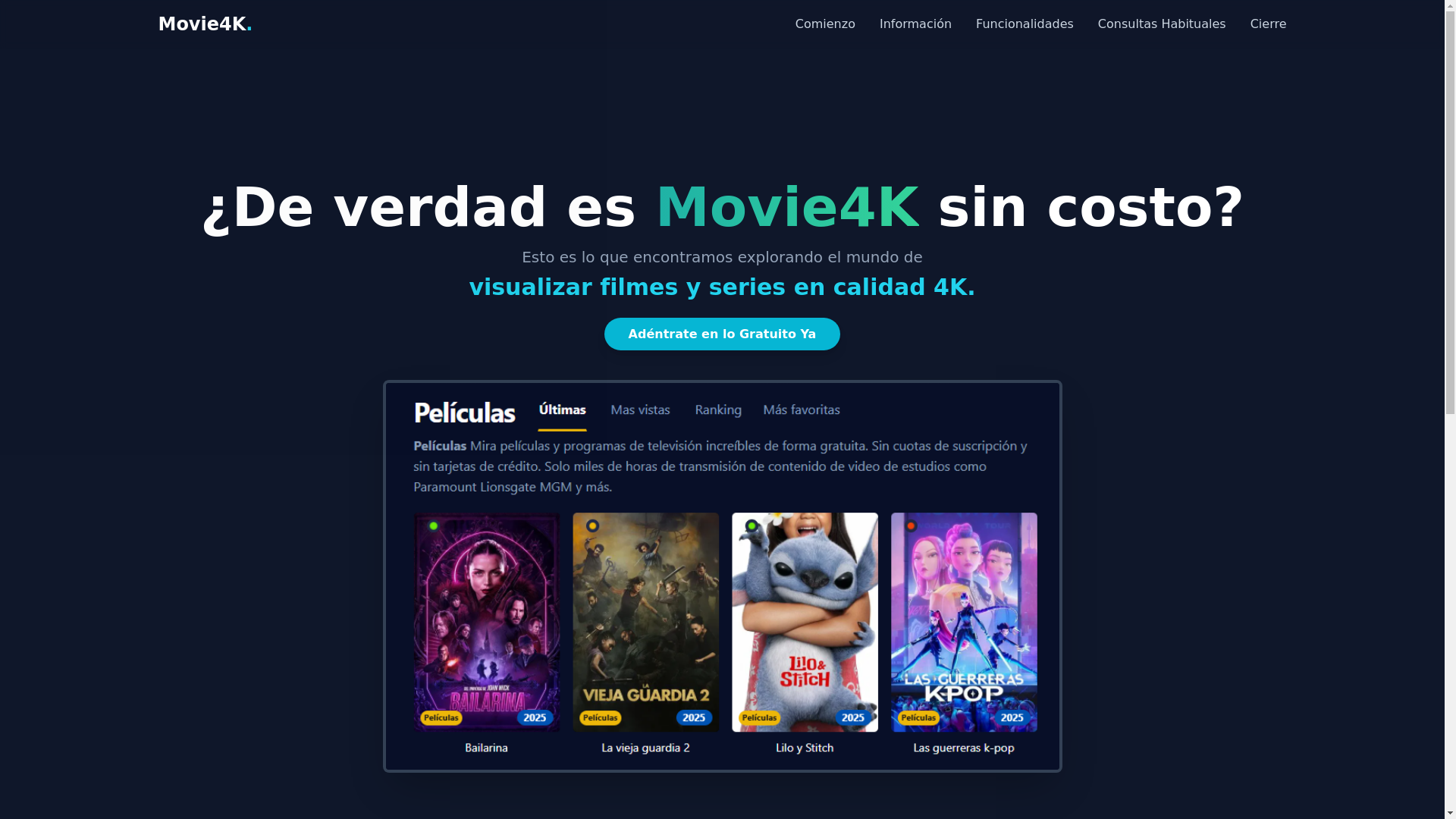 website screenshot of https://movie4k-0zgq.pages.dev/