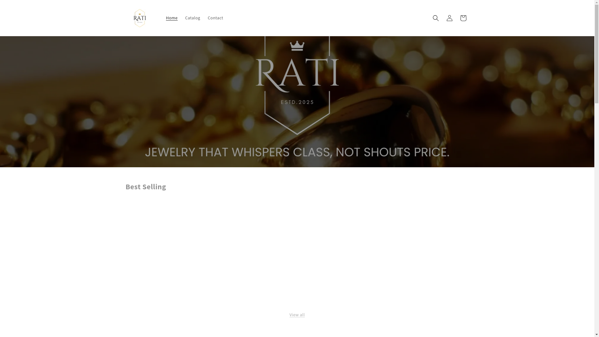 website screenshot of https://raticreations.in/
