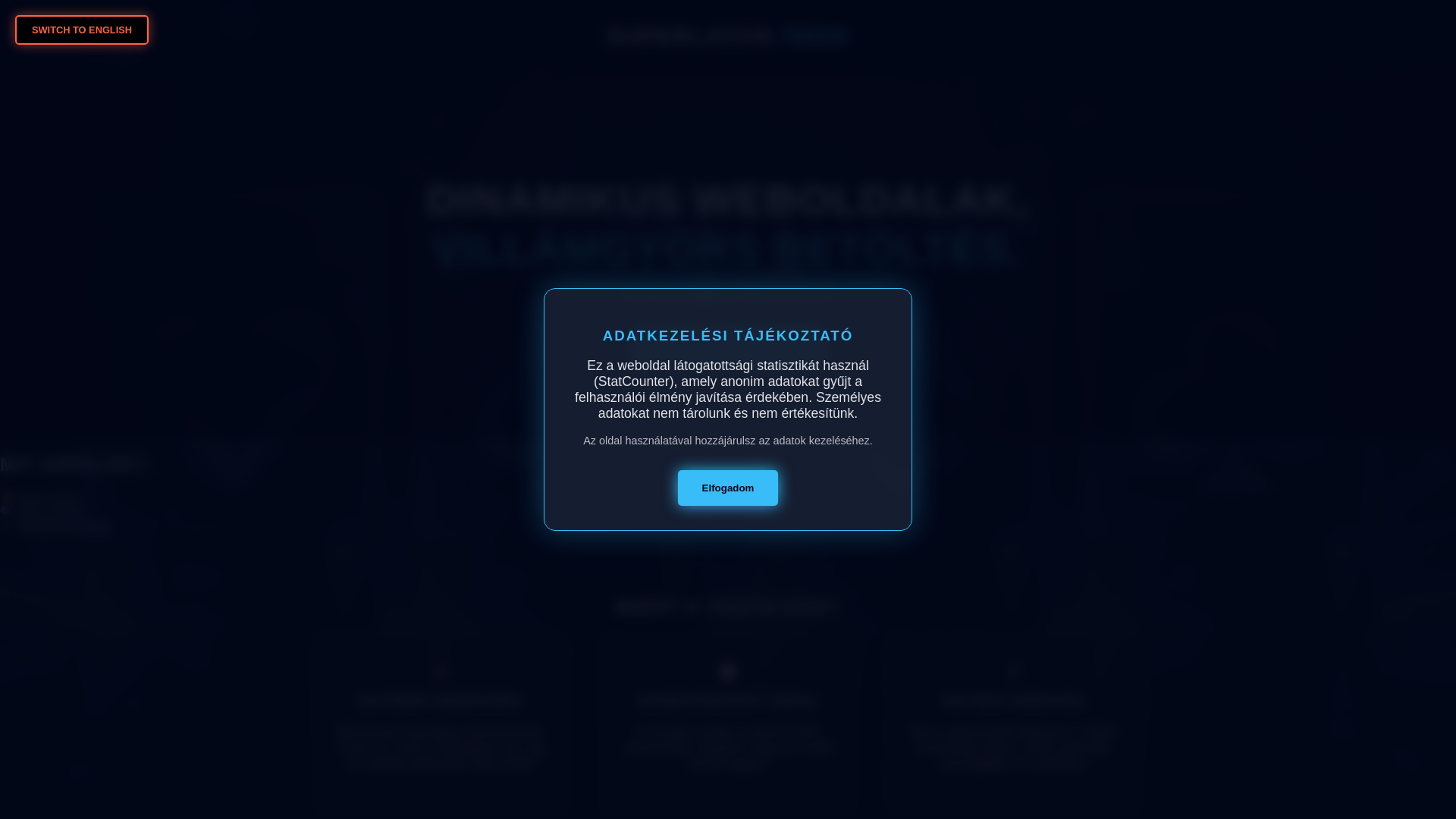 website screenshot of https://superlative-tech.pages.dev/