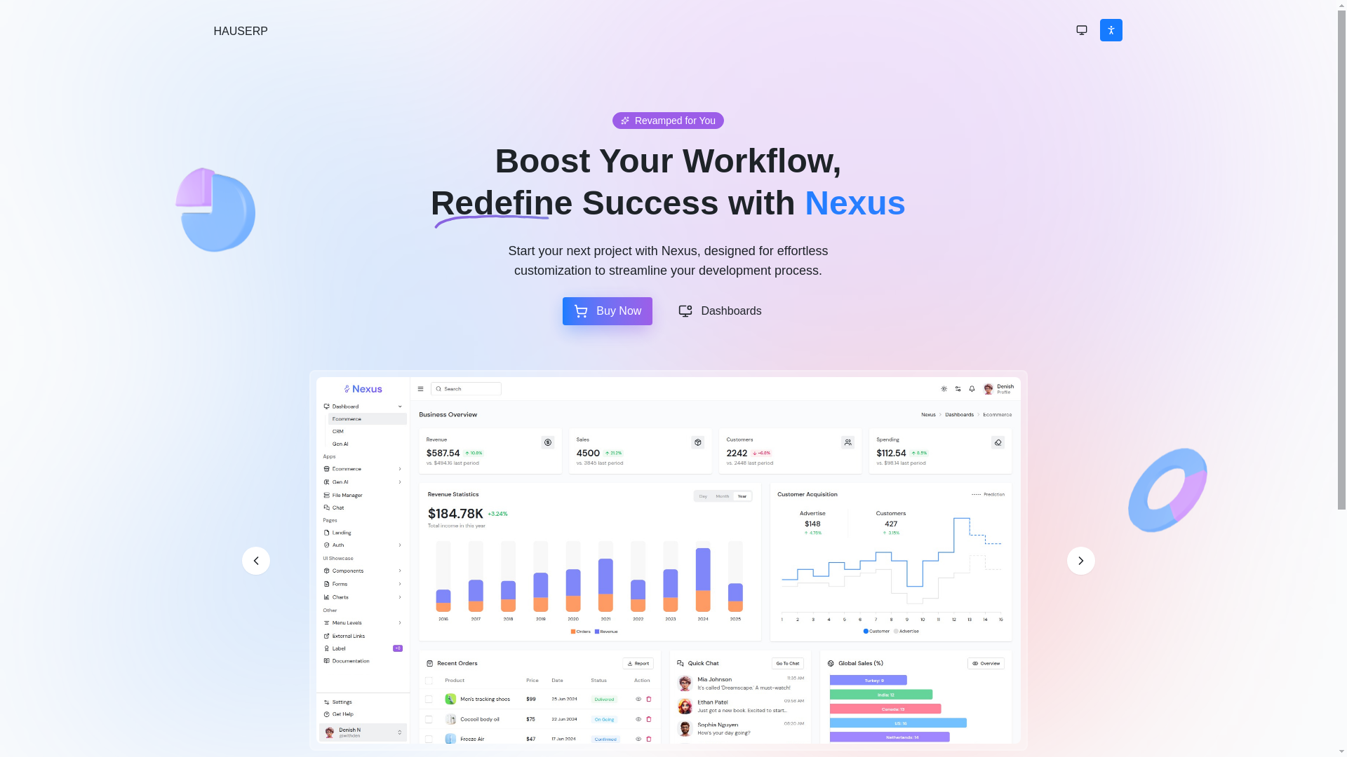 website screenshot of https://hausmagik.pages.dev/