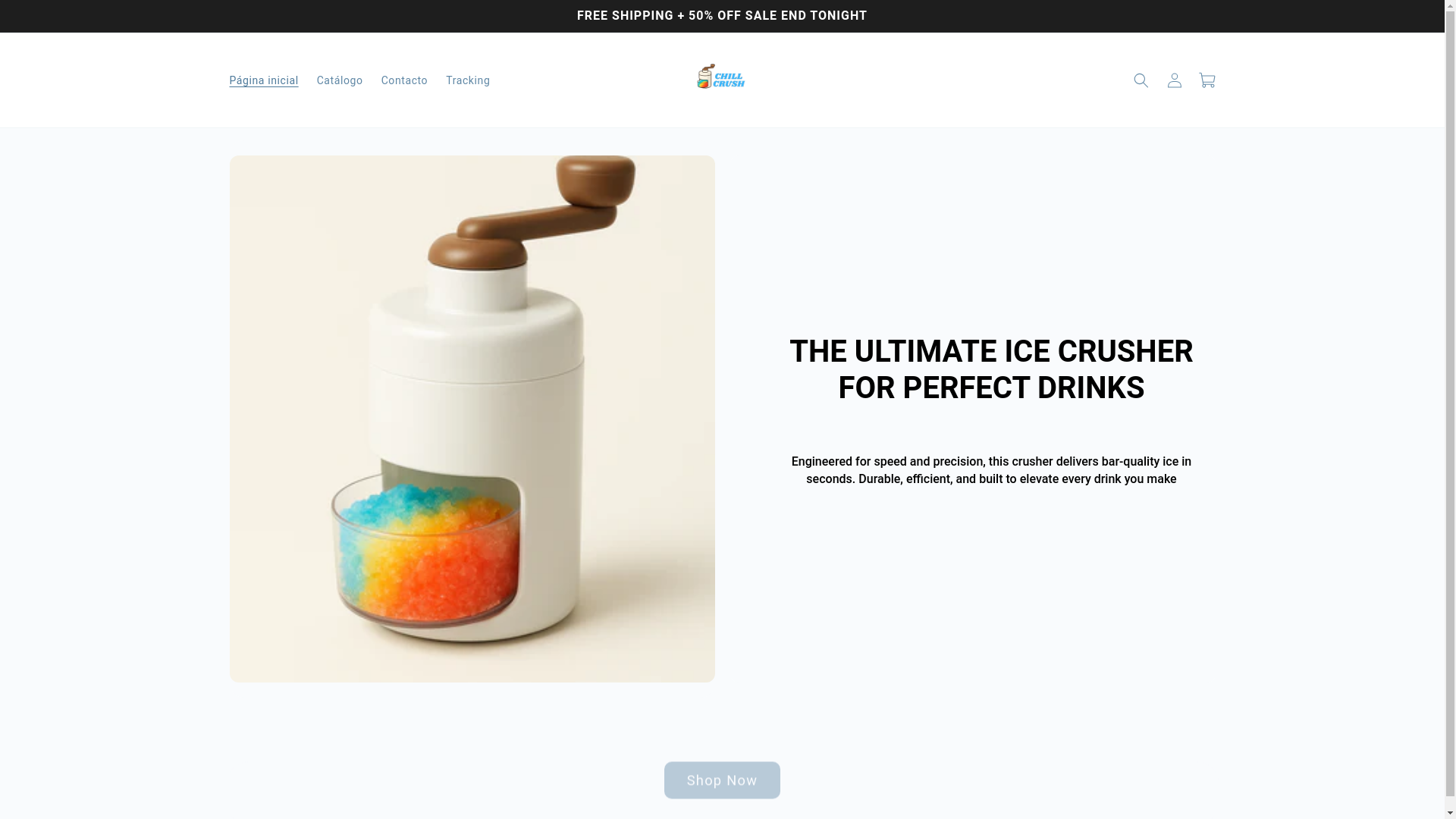 website screenshot of https://chillcrush.com/
