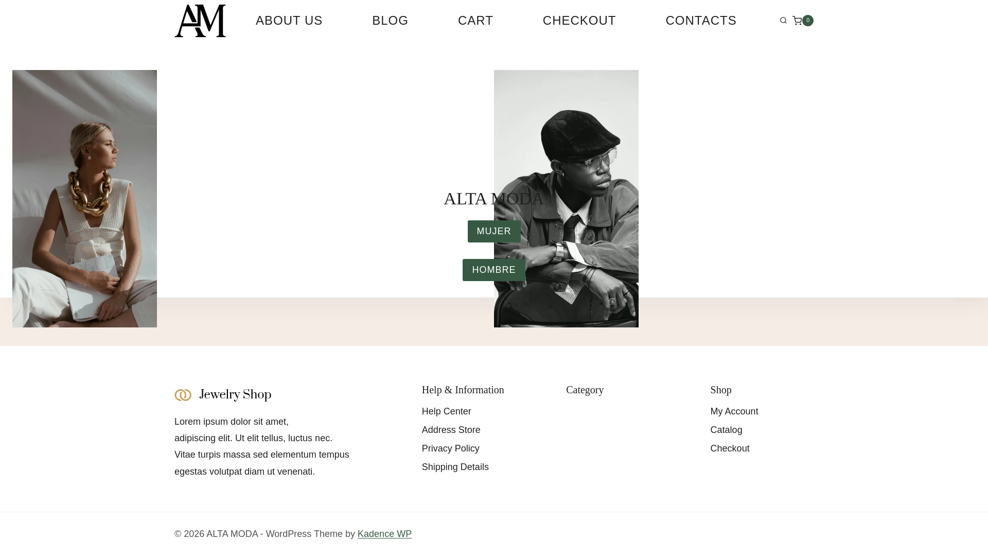 website screenshot of https://altamodaa.com/