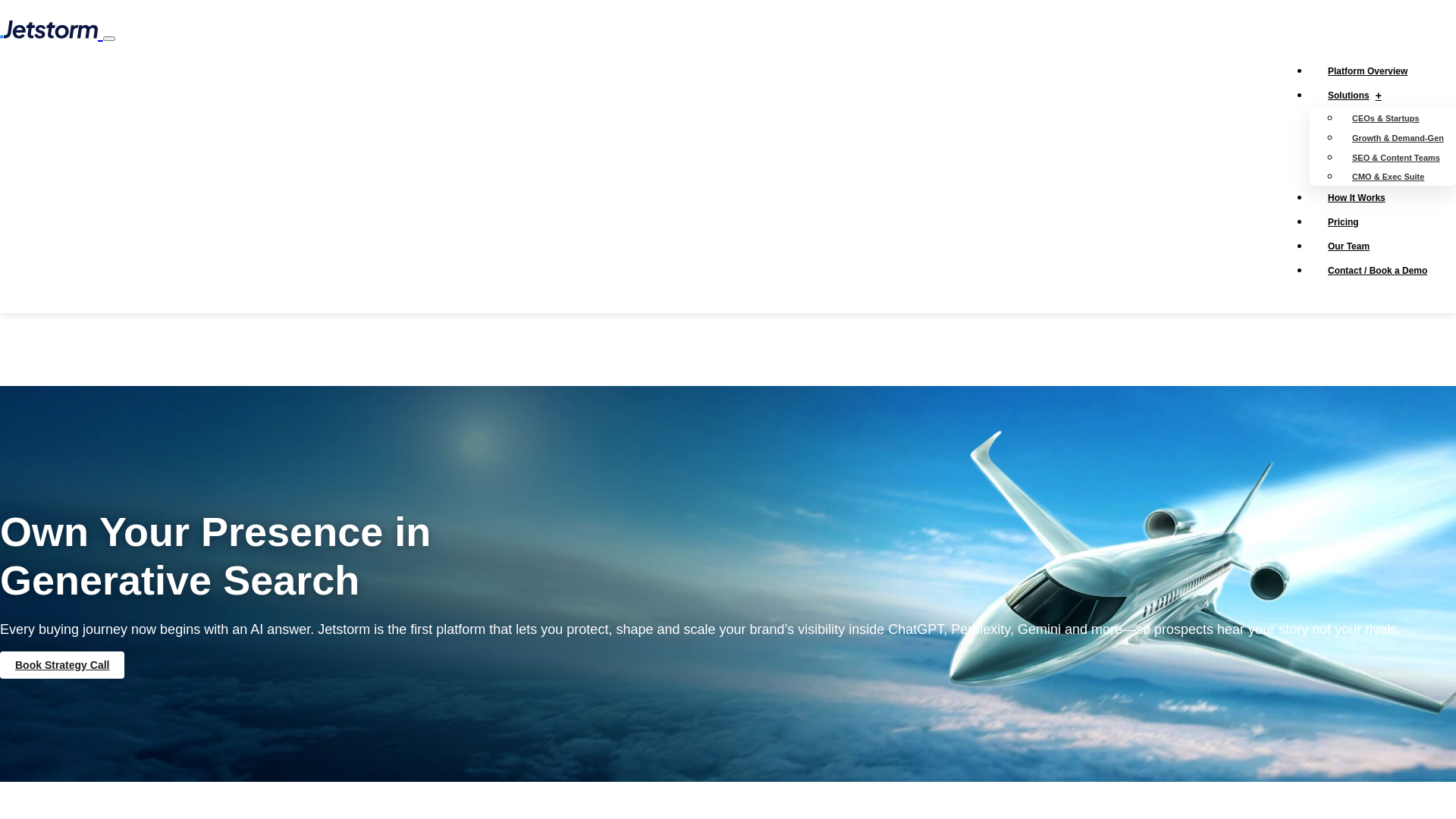 website screenshot of https://jetstormconnect.org/