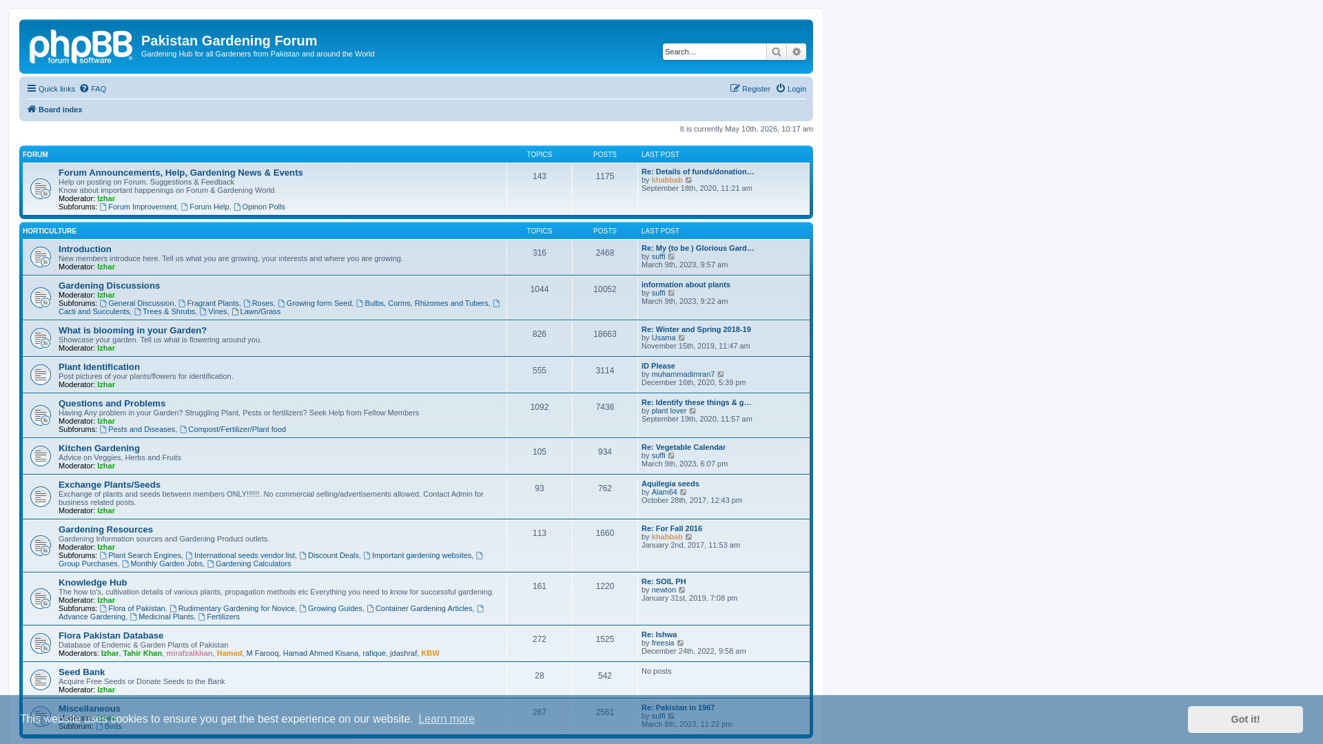 website screenshot of https://gardeningpakistan.com
