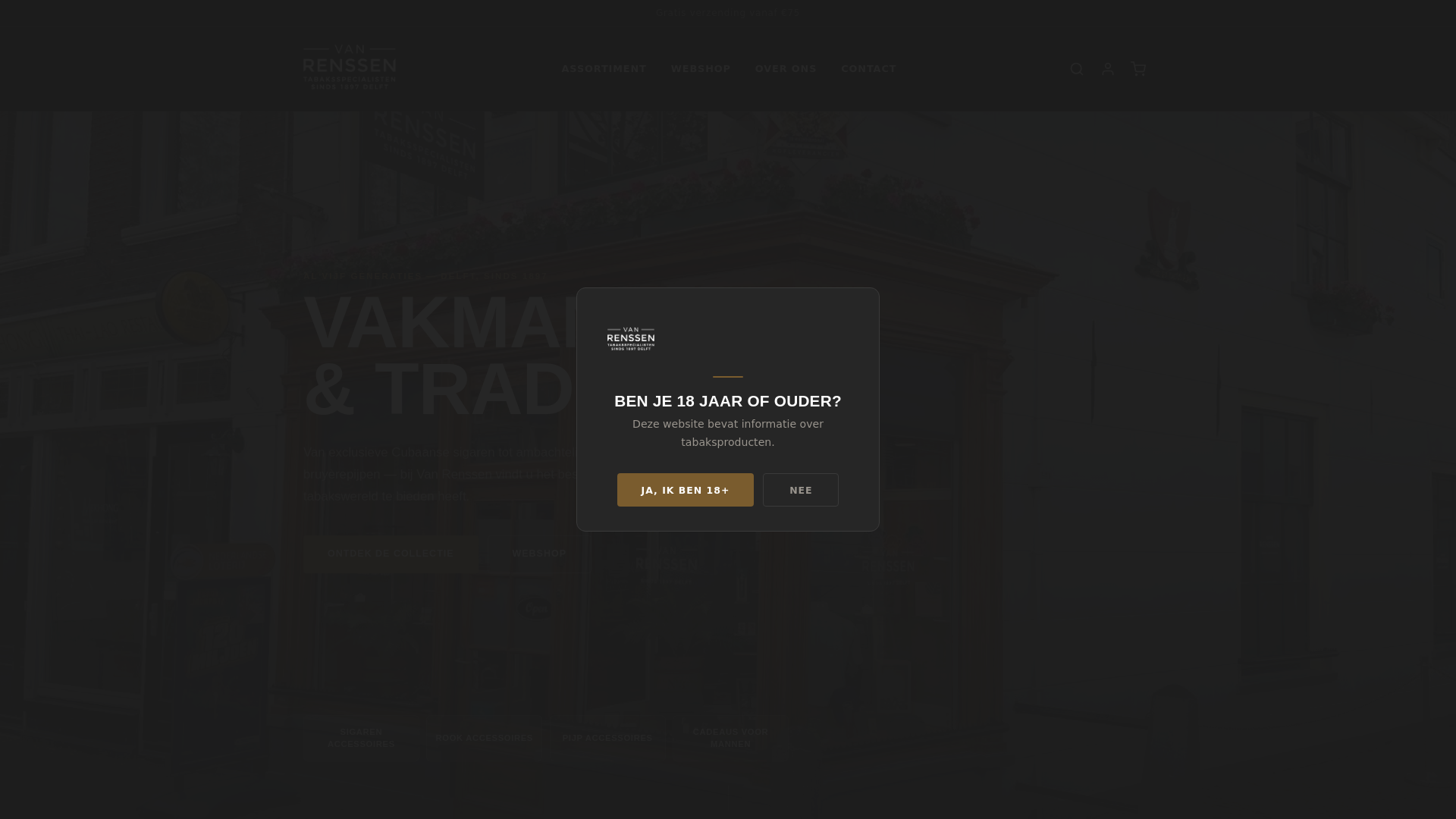 website screenshot of https://vanrenssen.pages.dev/