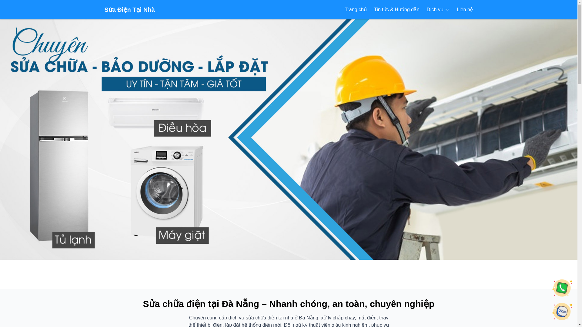 website screenshot of https://diennuocthienan.vn/