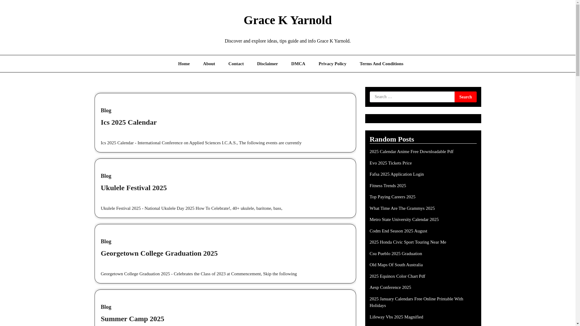 website screenshot of https://gracekyarnold.pages.dev/