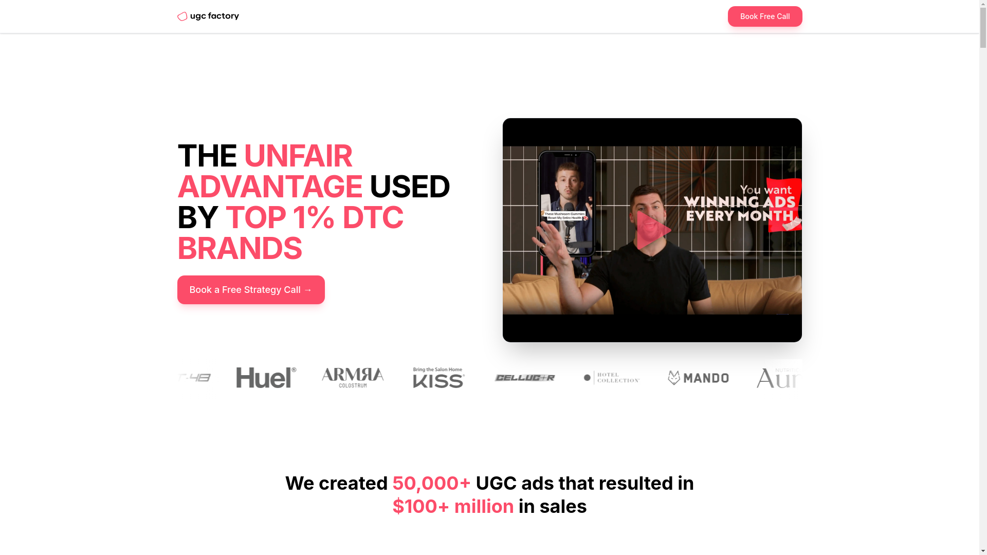 website screenshot of https://shareugc.co/