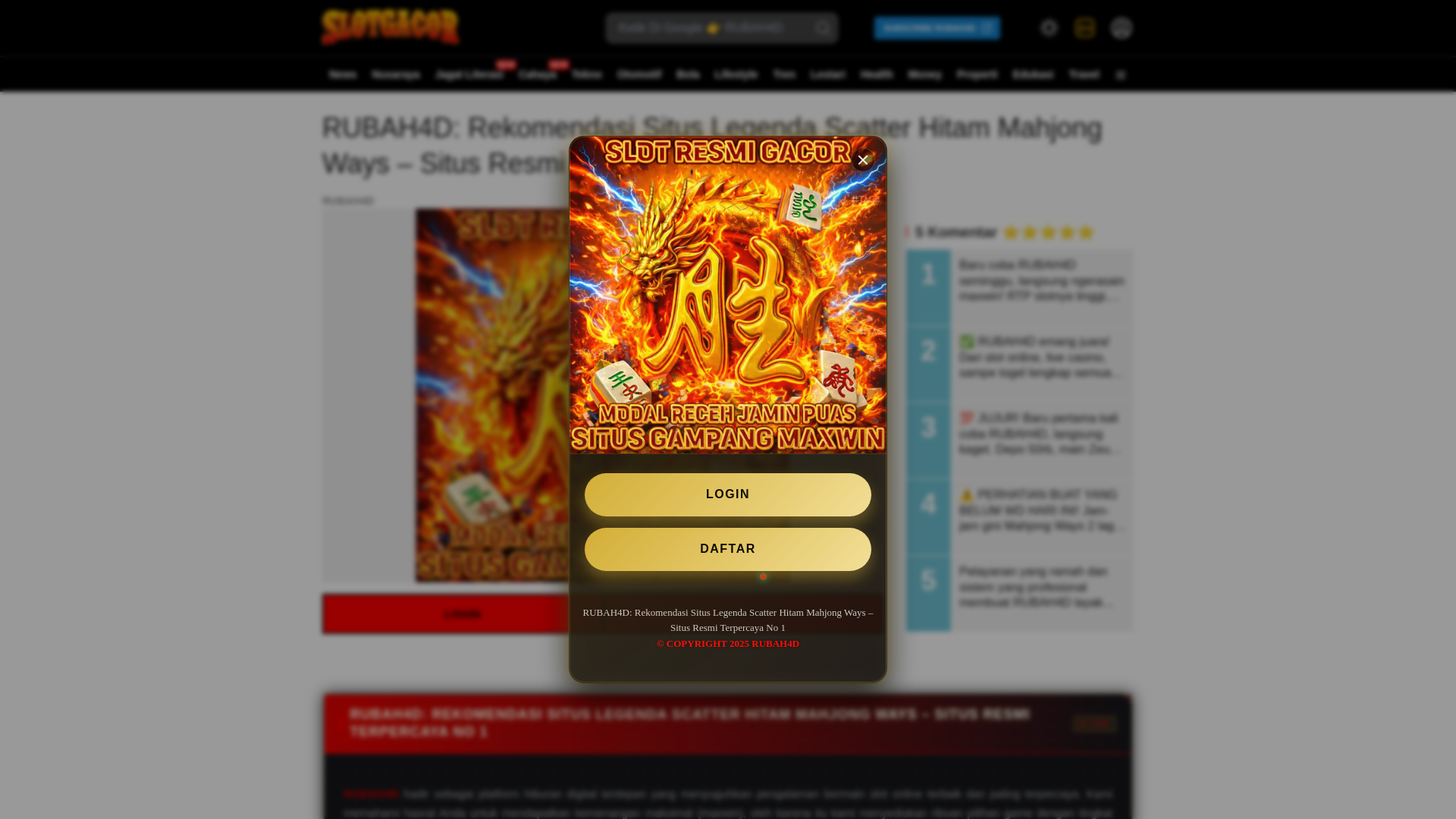 website screenshot of https://htmlrubah4d.pages.dev/