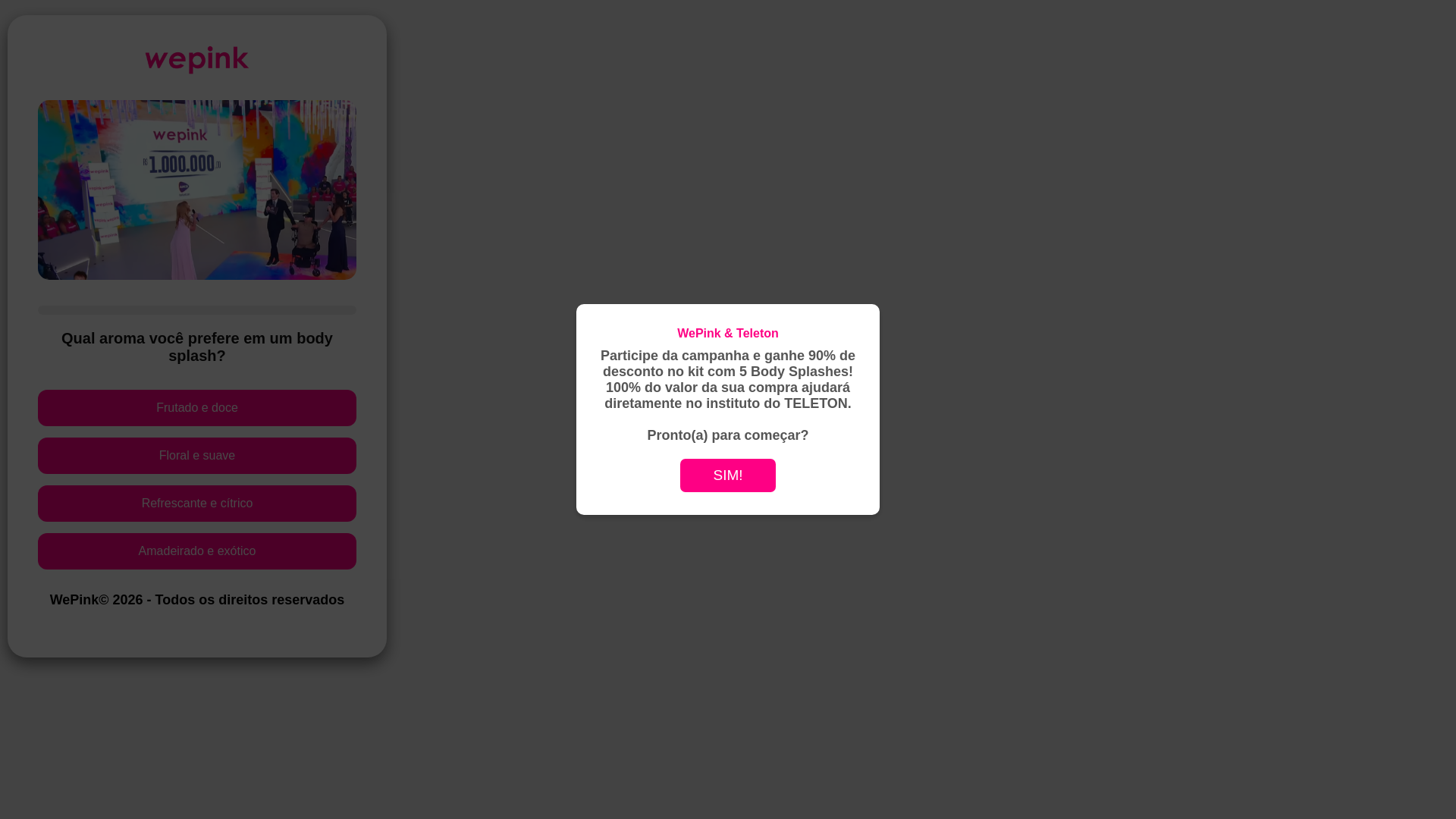 website screenshot of https://wepinkofertaoficial.site