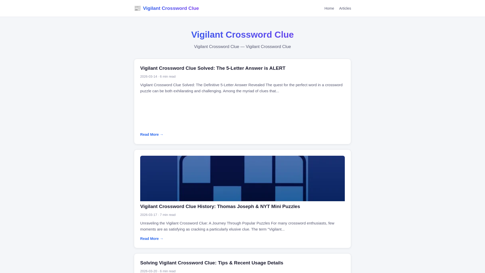 website screenshot of https://vigilant-crossword-clue.pages.dev/