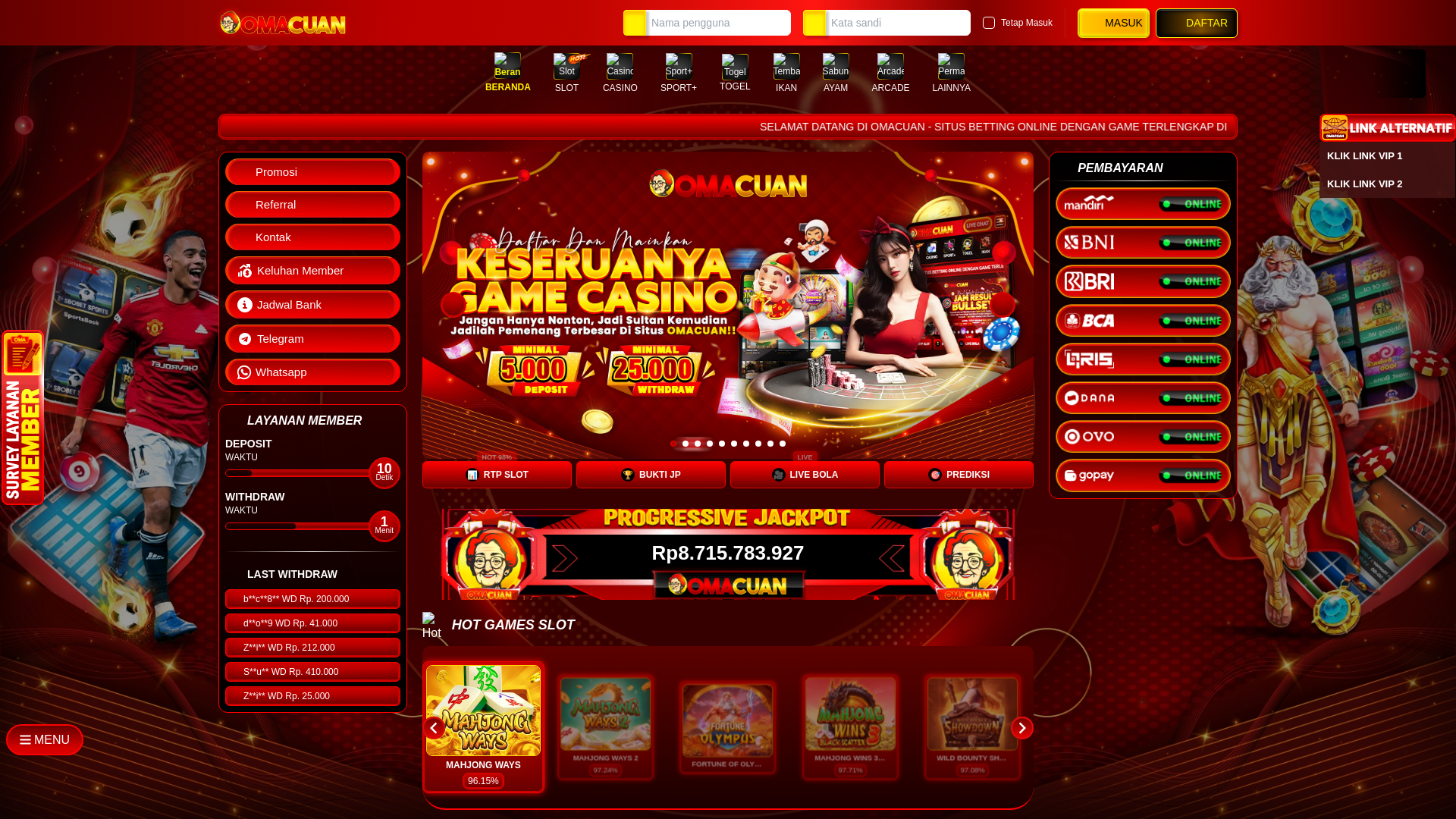 website screenshot of https://omacuan-halal.pages.dev/