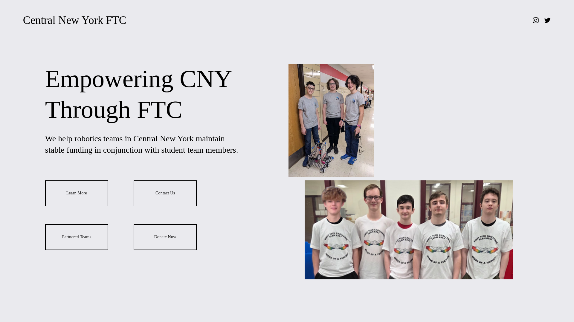 website screenshot of https://cnyftc.org/