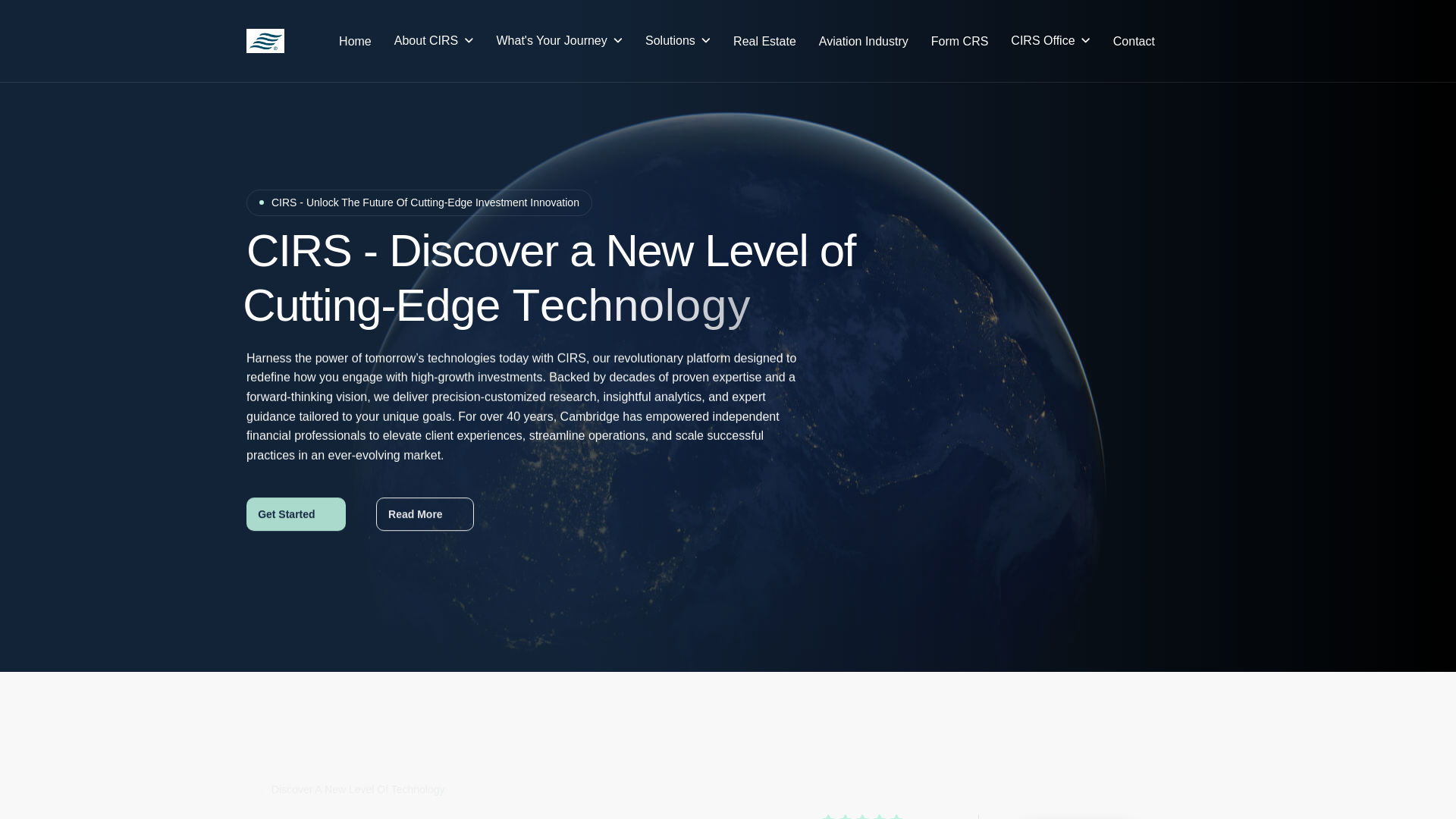 website screenshot of https://caminnovativecorp.com