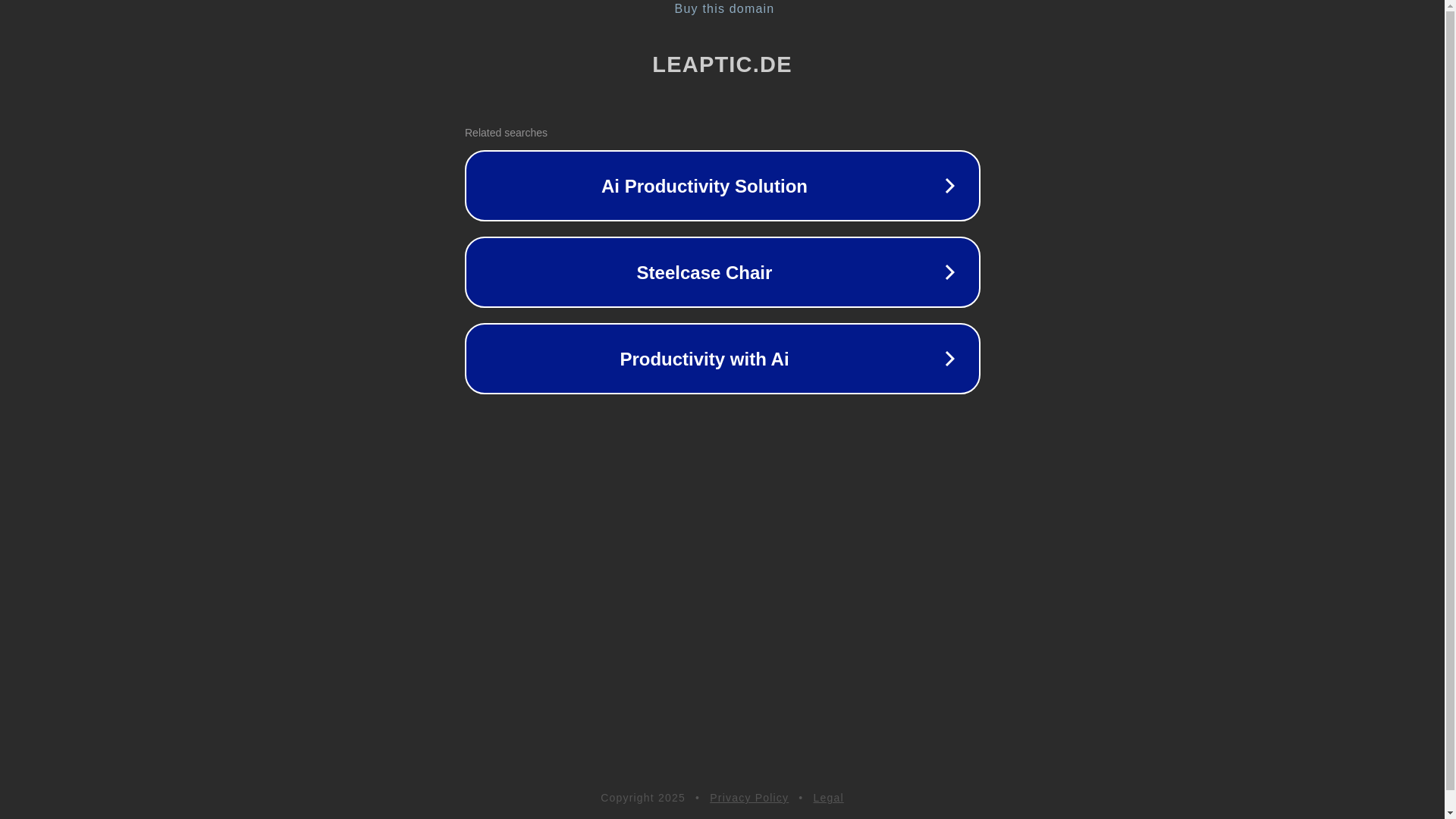 website screenshot of https://leaptic.de/