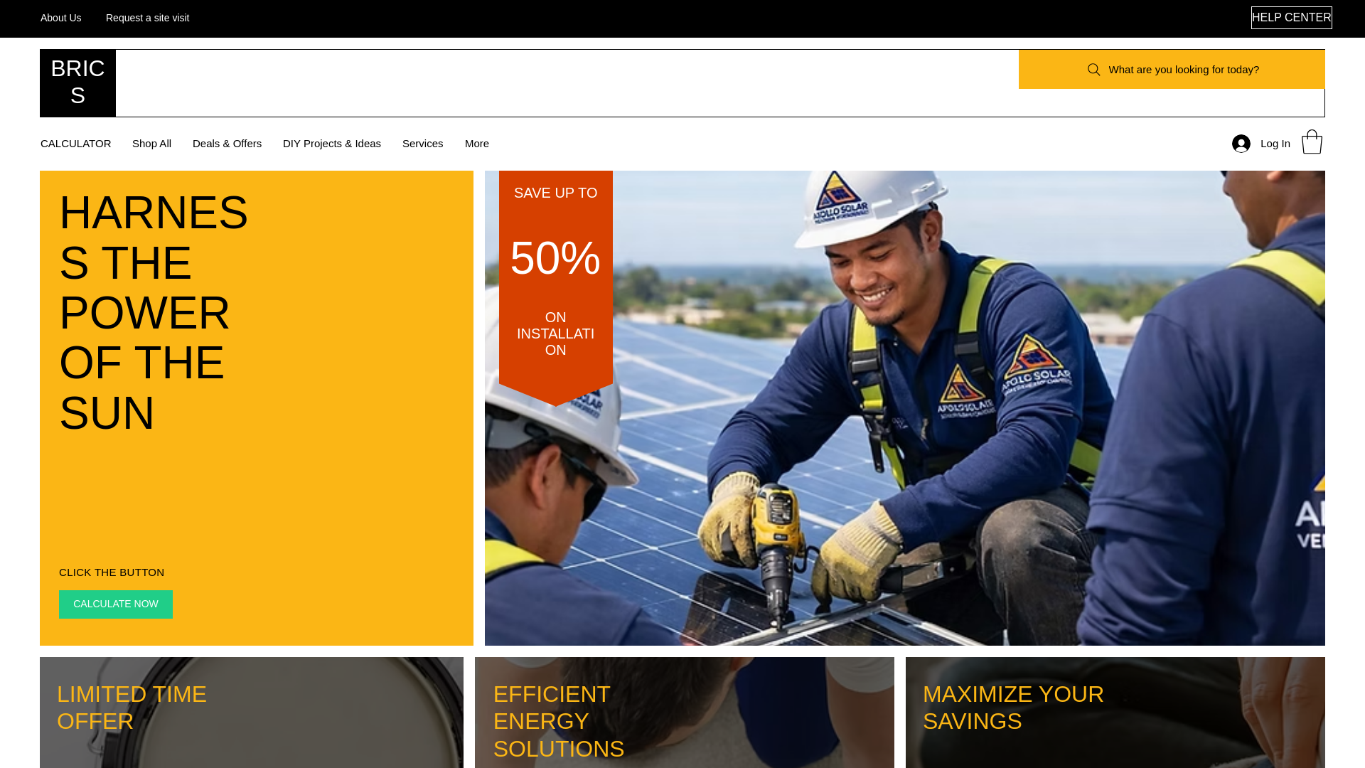 website screenshot of https://apollosolarventures.com/
