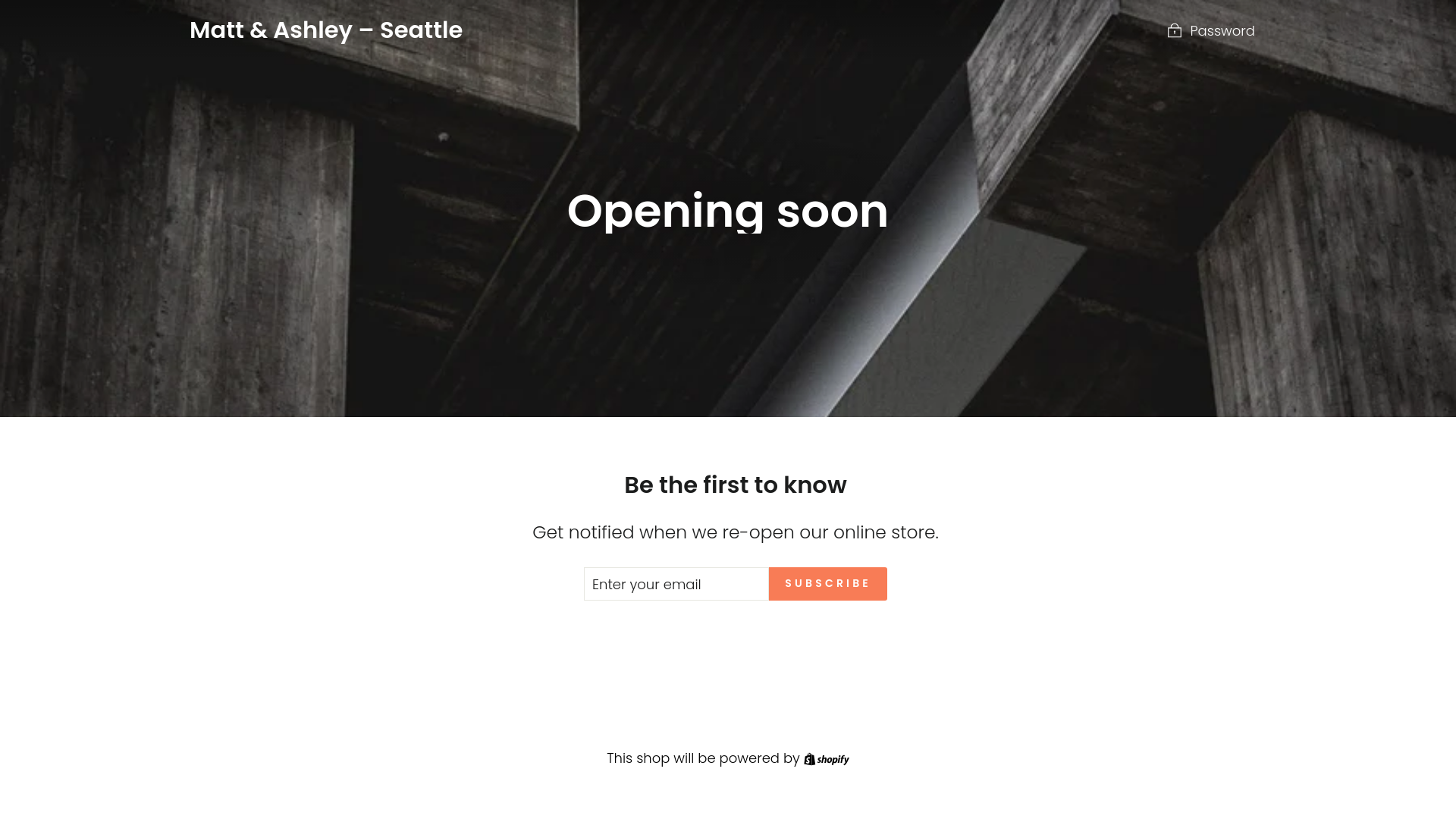 website screenshot of https://mattashleyseattle.com/