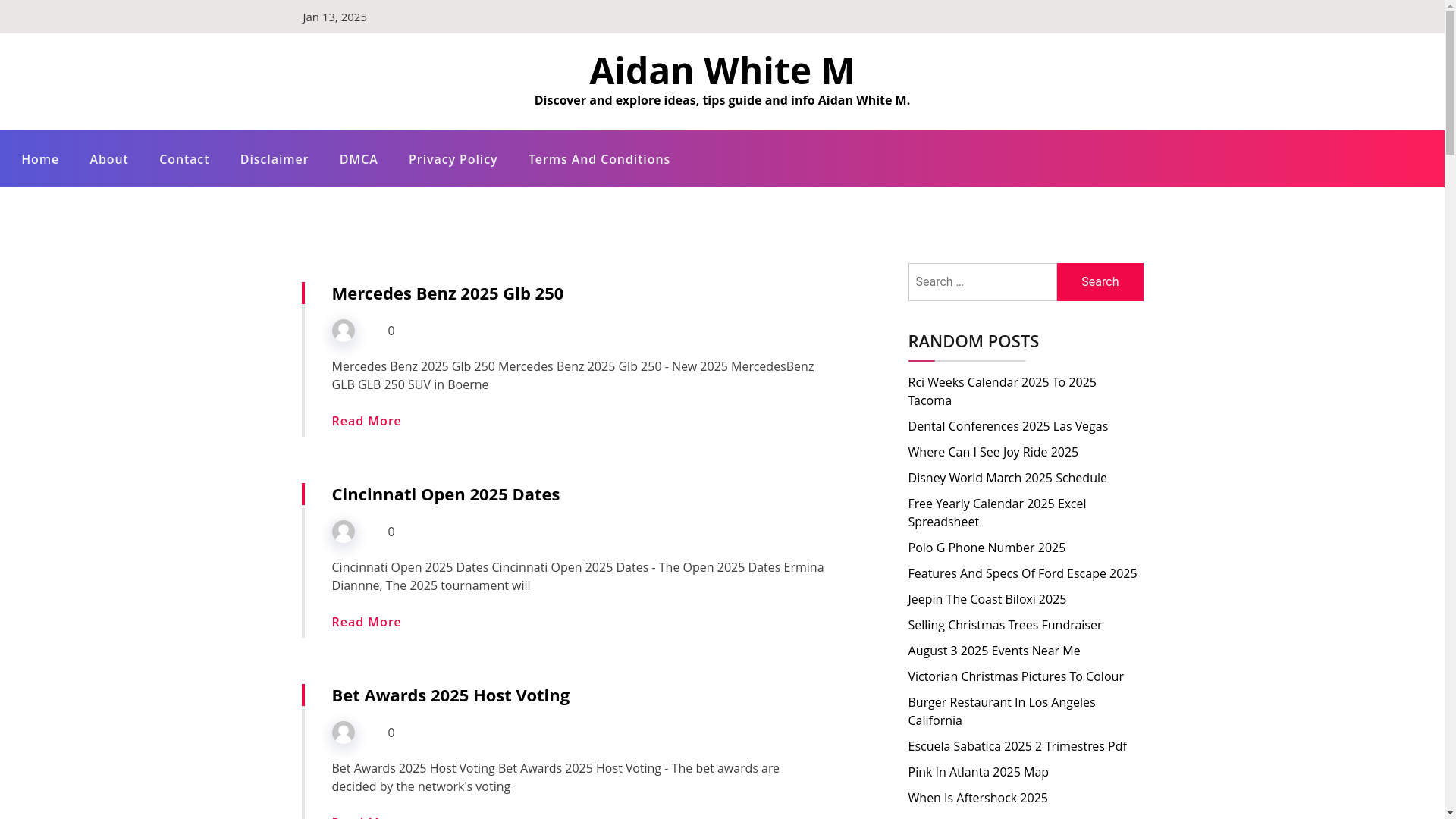 website screenshot of https://aidanwhitem.pages.dev/