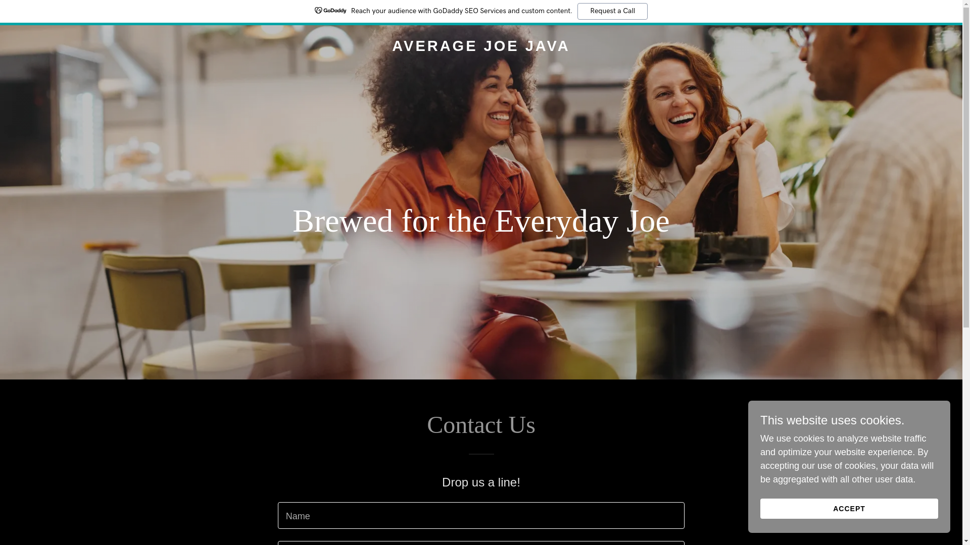 website screenshot of https://averagejoejava.com/