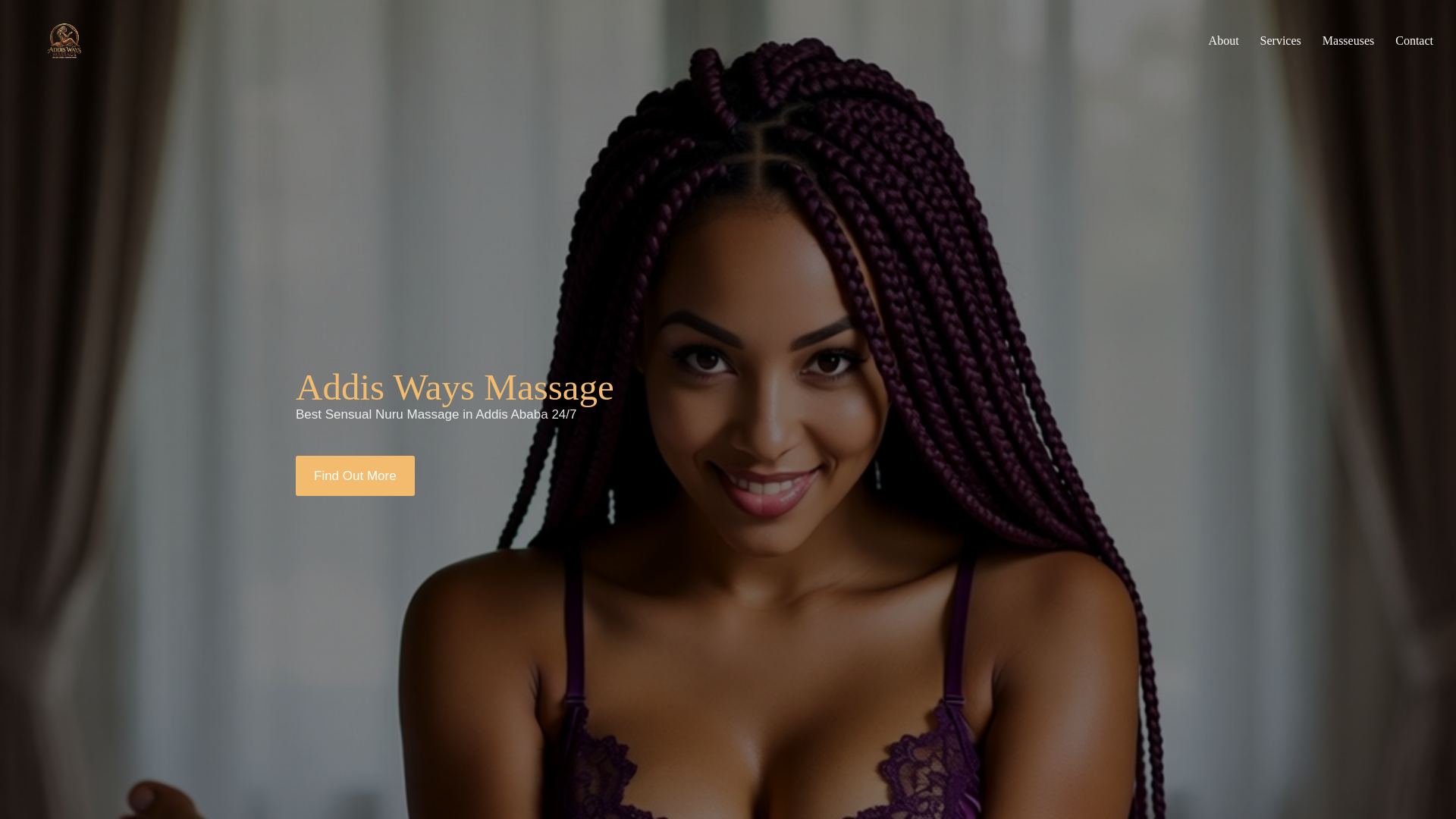 website screenshot of https://addiswaysmassage.com/