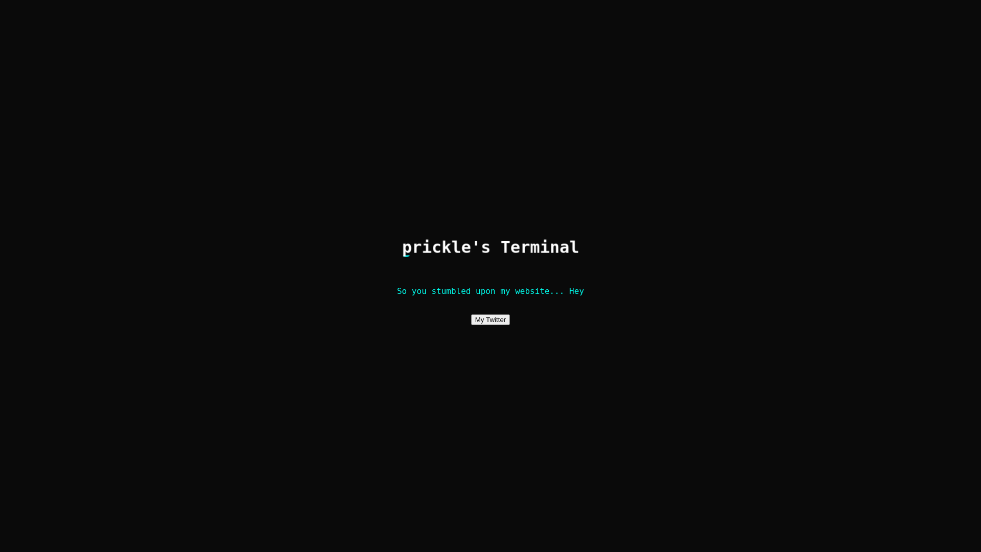website screenshot of https://prickle.dev/