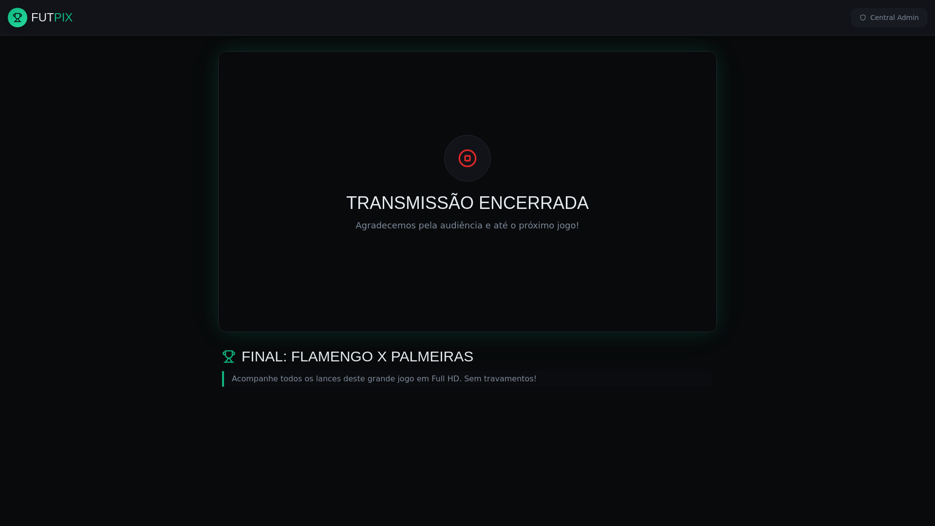 website screenshot of https://futpixbr.click/