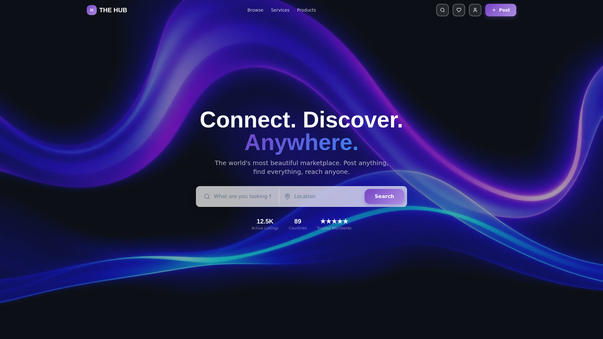 website screenshot of https://the-global-hub.pages.dev/