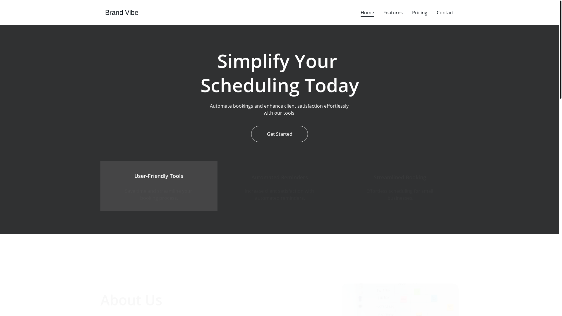 website screenshot of https://brandvibe.org/