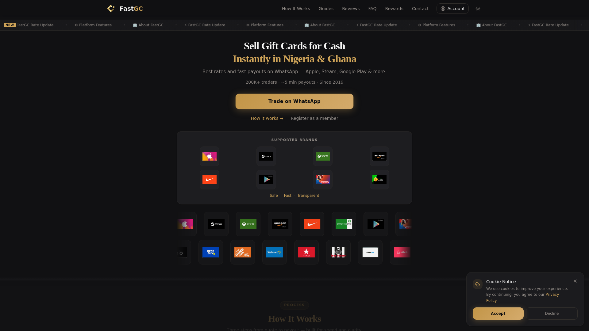website screenshot of https://fastgc-site.pages.dev/