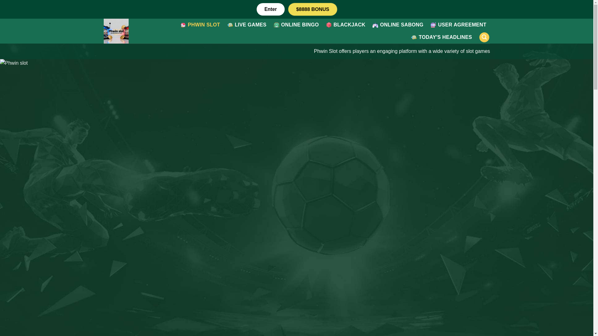 website screenshot of https://phwinslotcom.com/