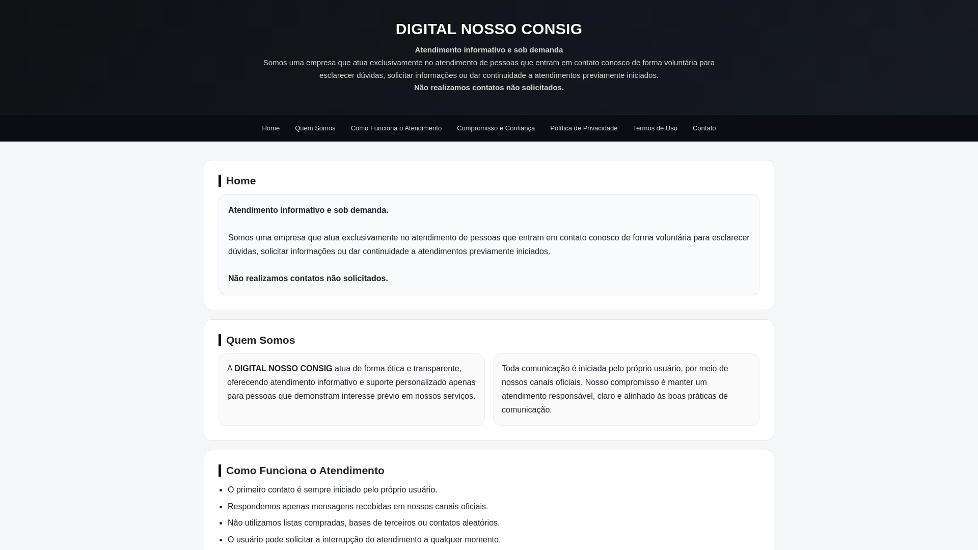 website screenshot of https://digitalnossoconsig.pages.dev/