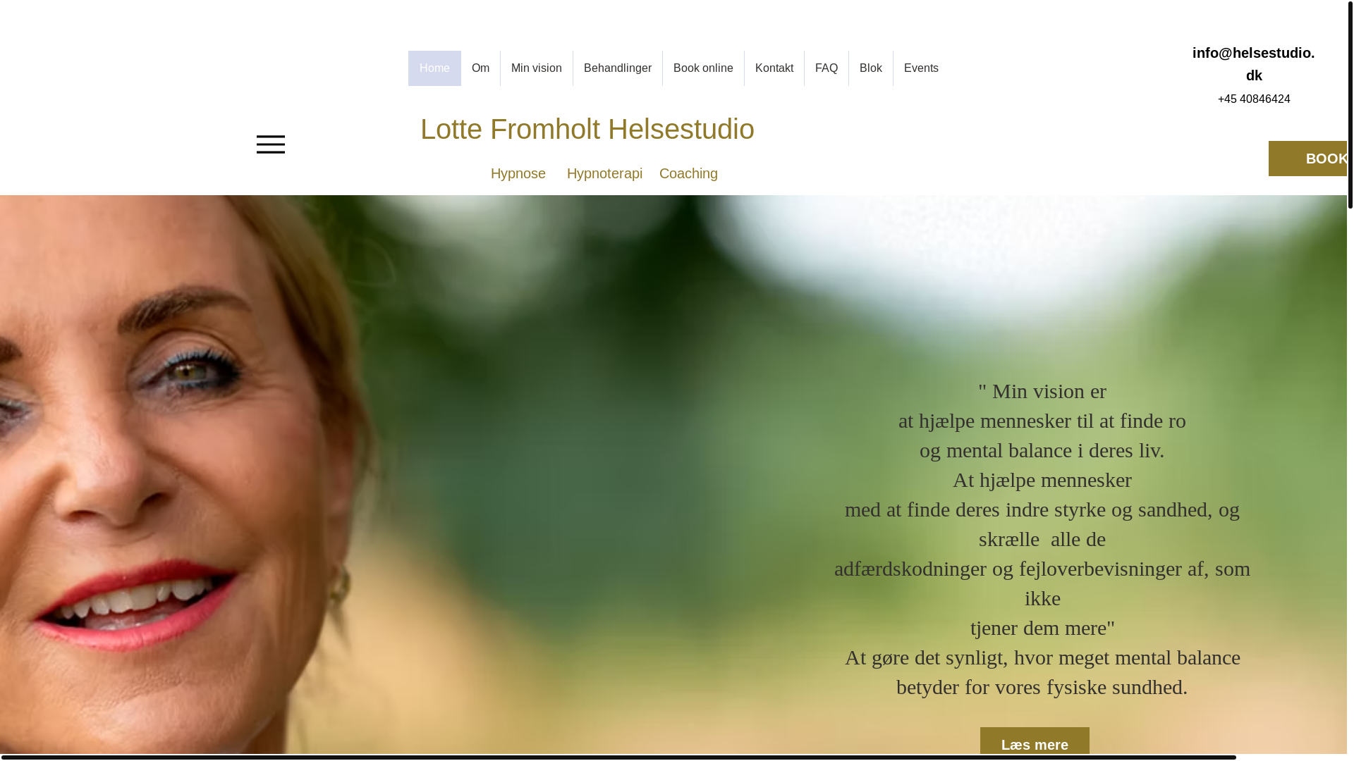 website screenshot of https://fromholthelse.com/