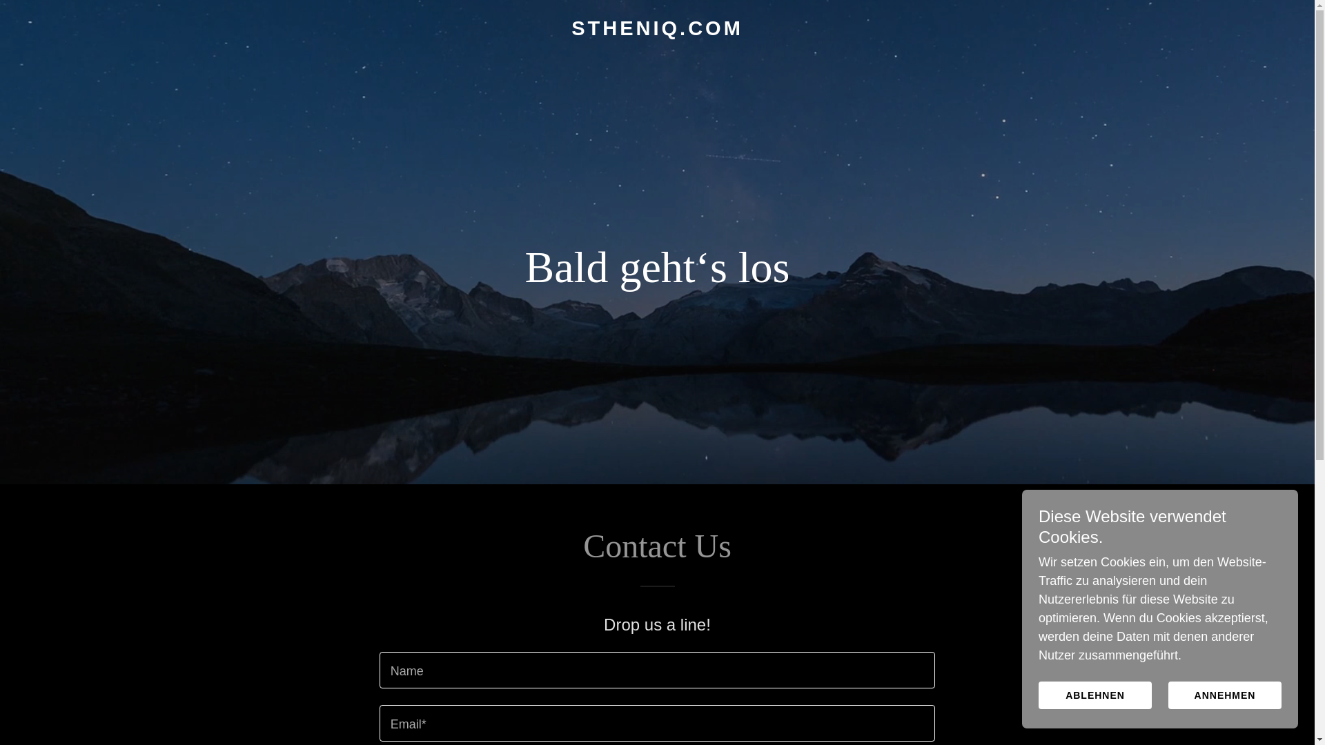 website screenshot of https://stheniq.com/
