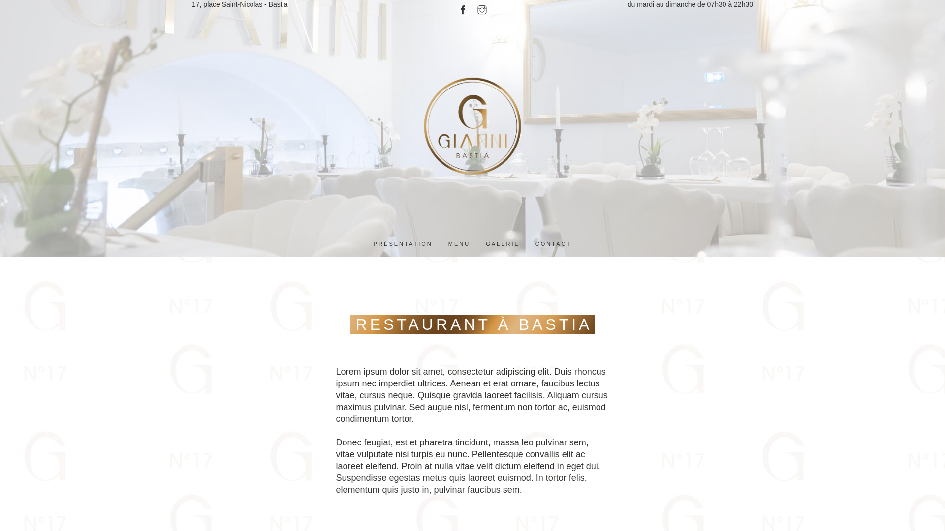 website screenshot of https://gianni-bastia.com/