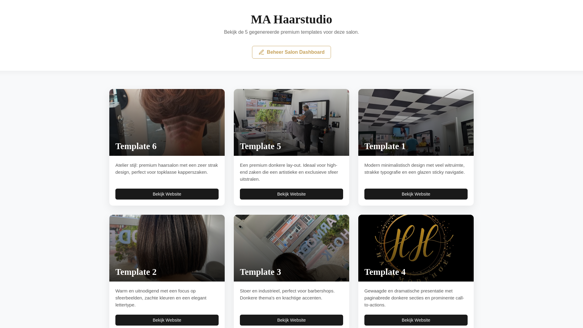 website screenshot of https://ma-haarstudio.pages.dev/