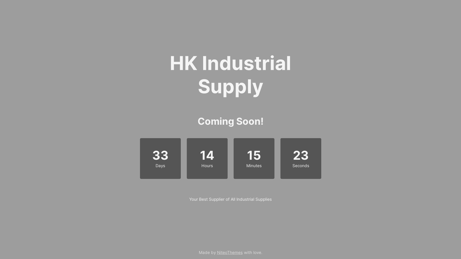 website screenshot of https://hkindustrialsupply.com/