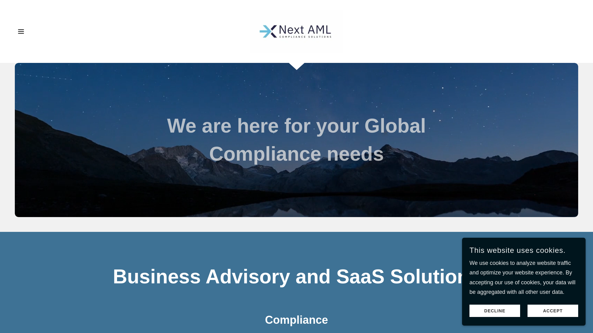 website screenshot of https://nextaml.ai
