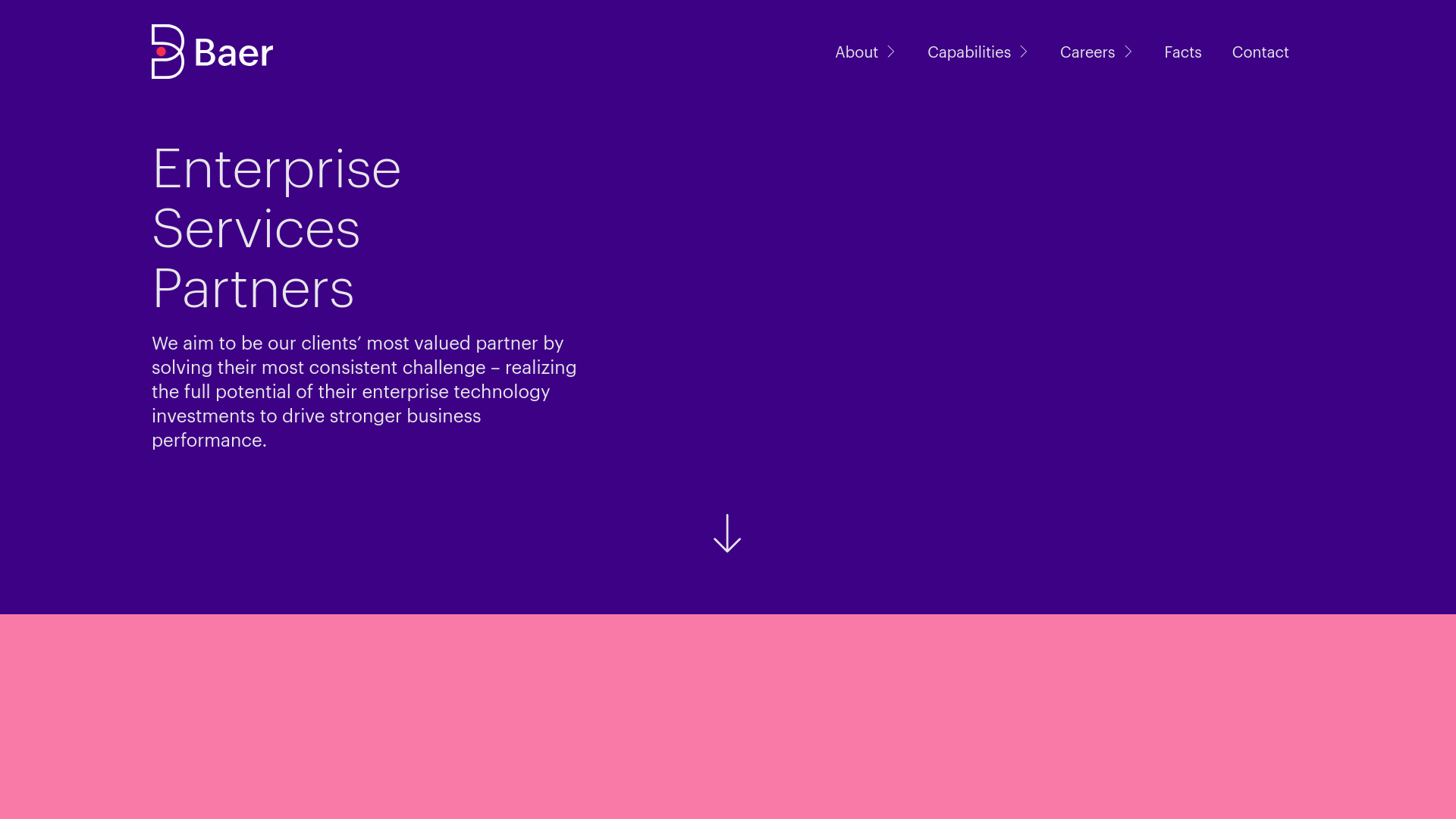 website screenshot of https://baergroupplanning.com/