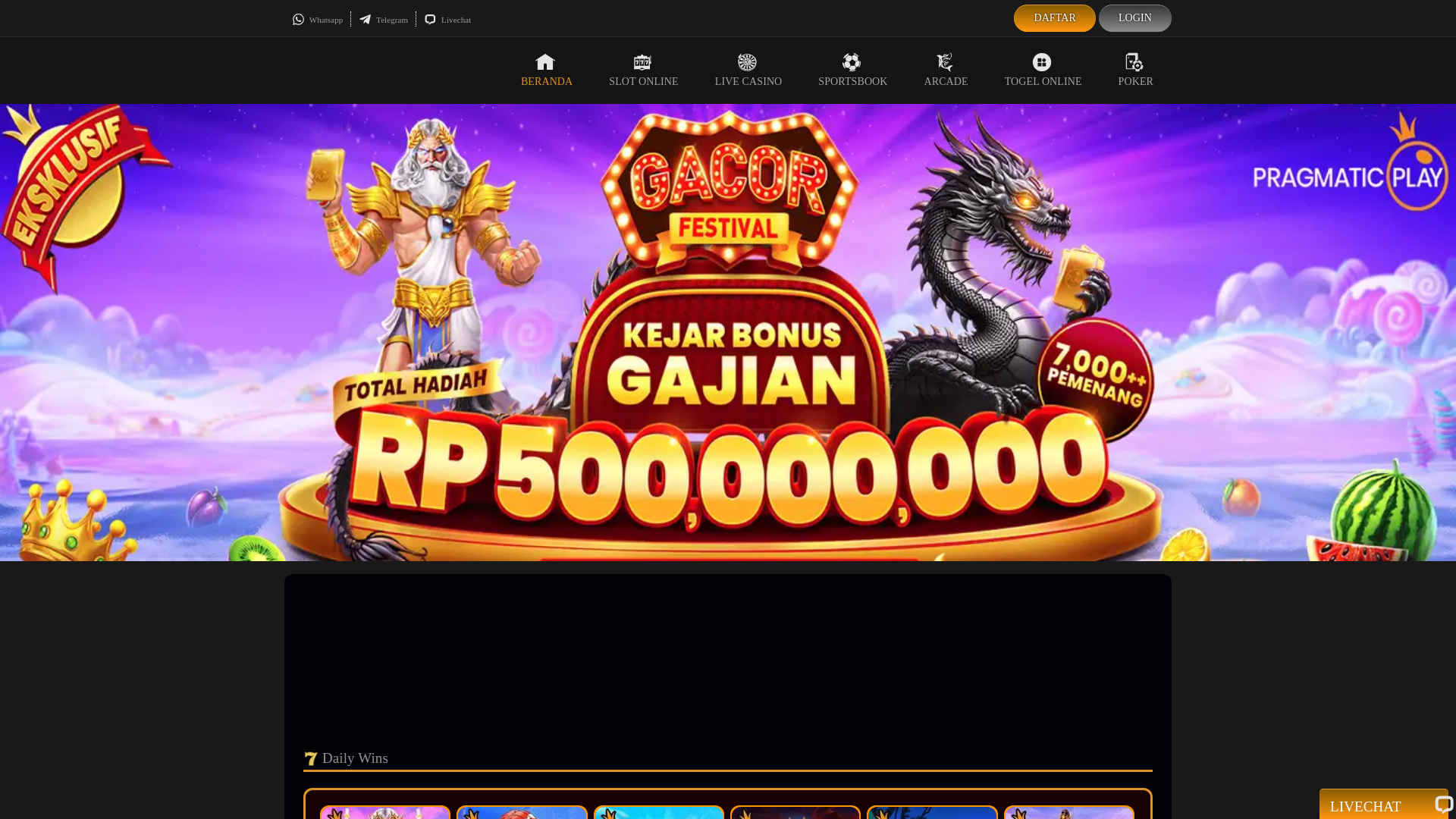 website screenshot of https://manara188.com/