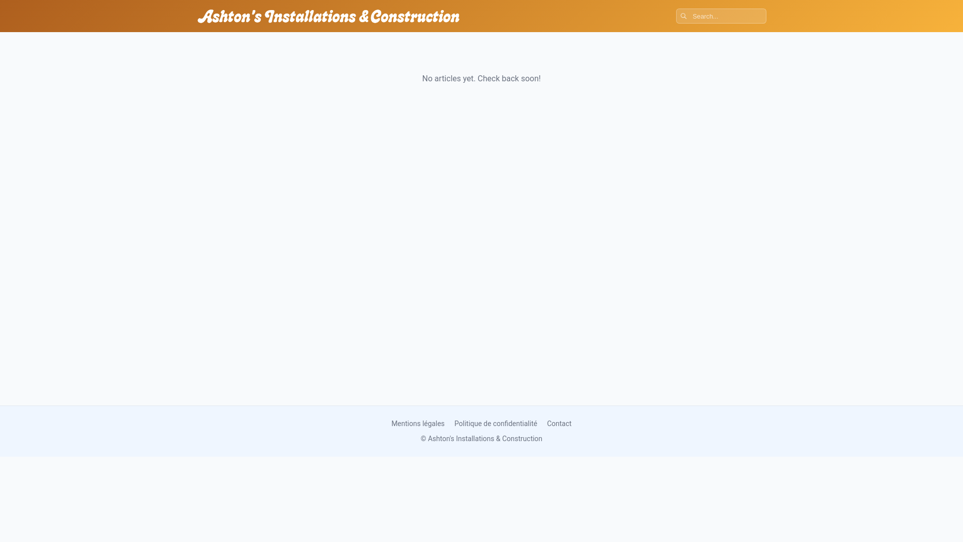 website screenshot of https://ashtonsinstallationsconstuctionltd.com