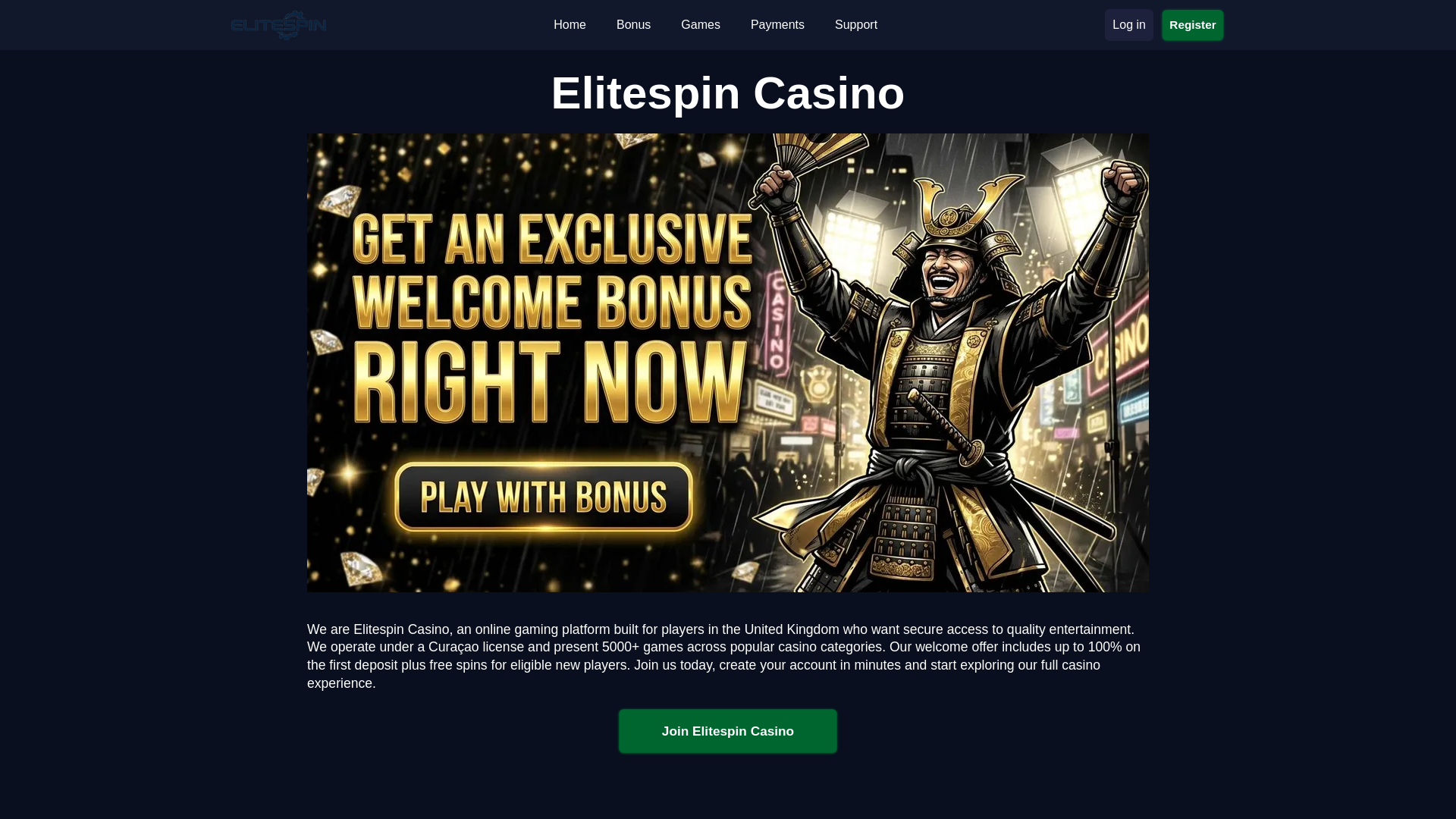 website screenshot of https://elitespin-uk-com-48567.pages.dev/