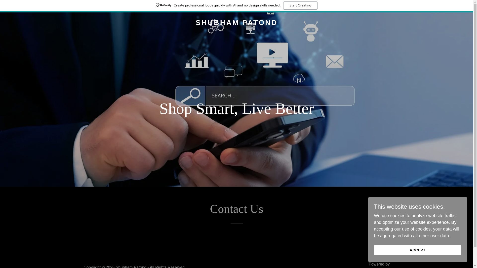 website screenshot of https://patond.site/