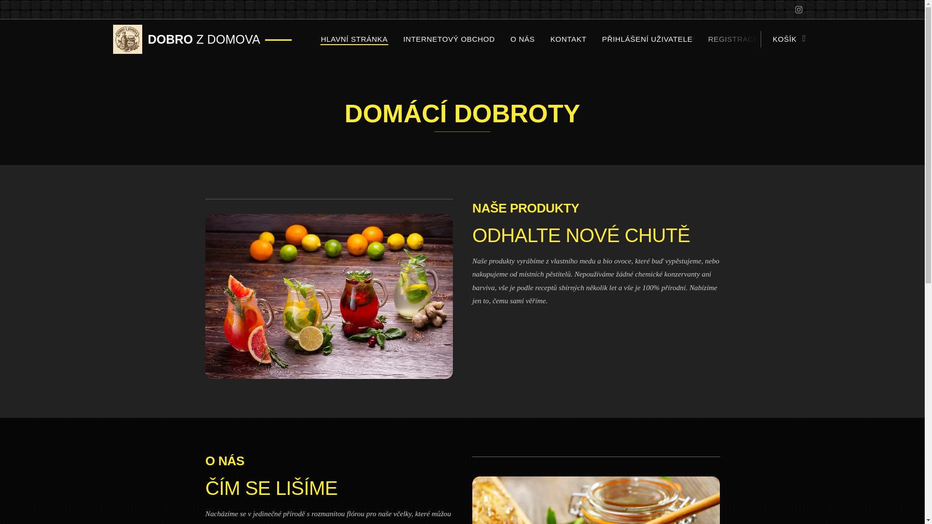 website screenshot of https://dobrozdomova.cz/
